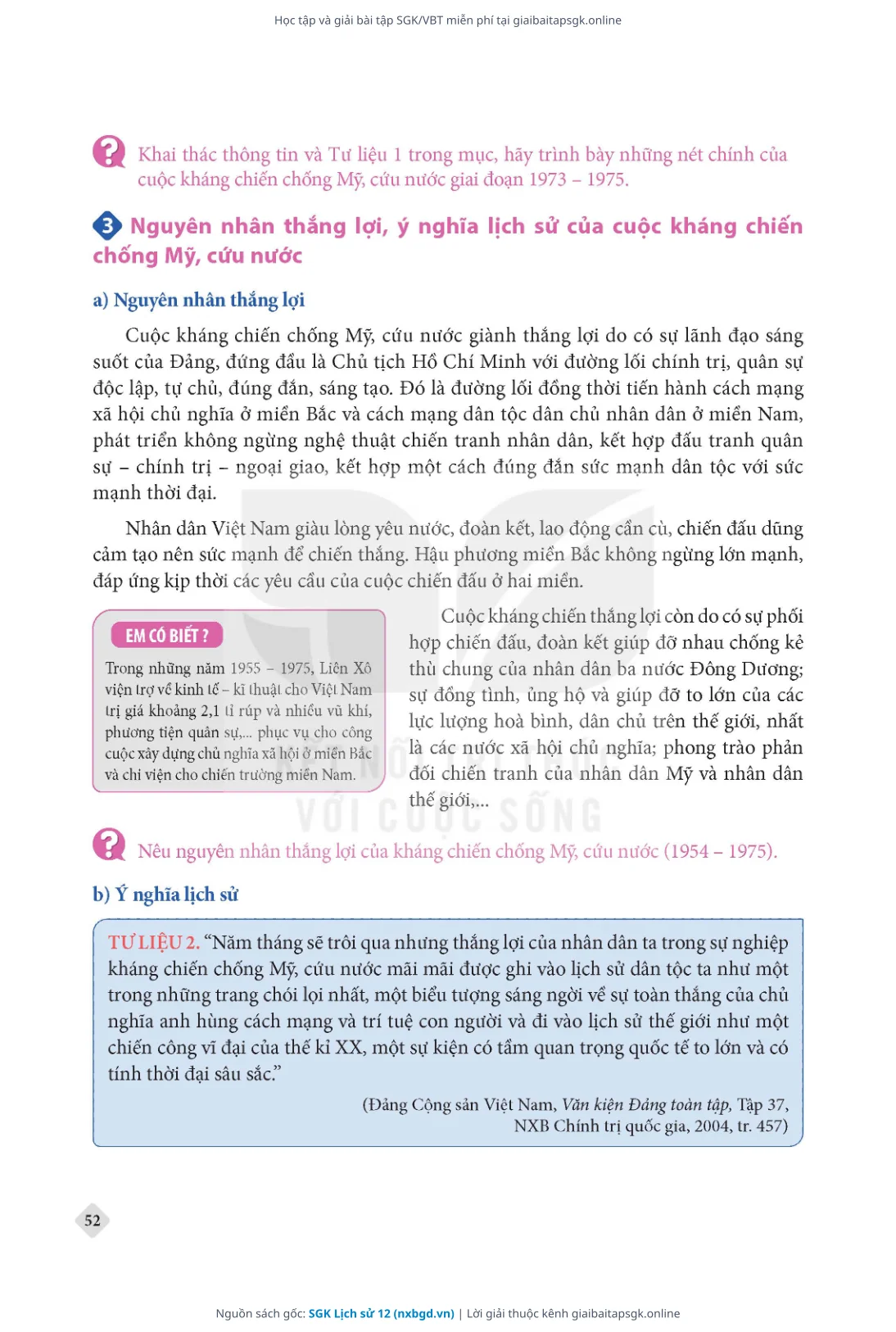 Trang 53 sách giáo khoa SGK Lịch sử 12 thu nhỏ