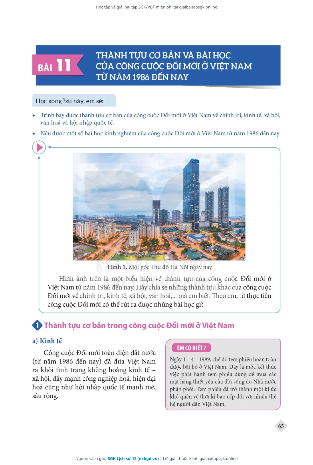 Trang 66 sách giáo khoa SGK Lịch sử 12 thu nhỏ