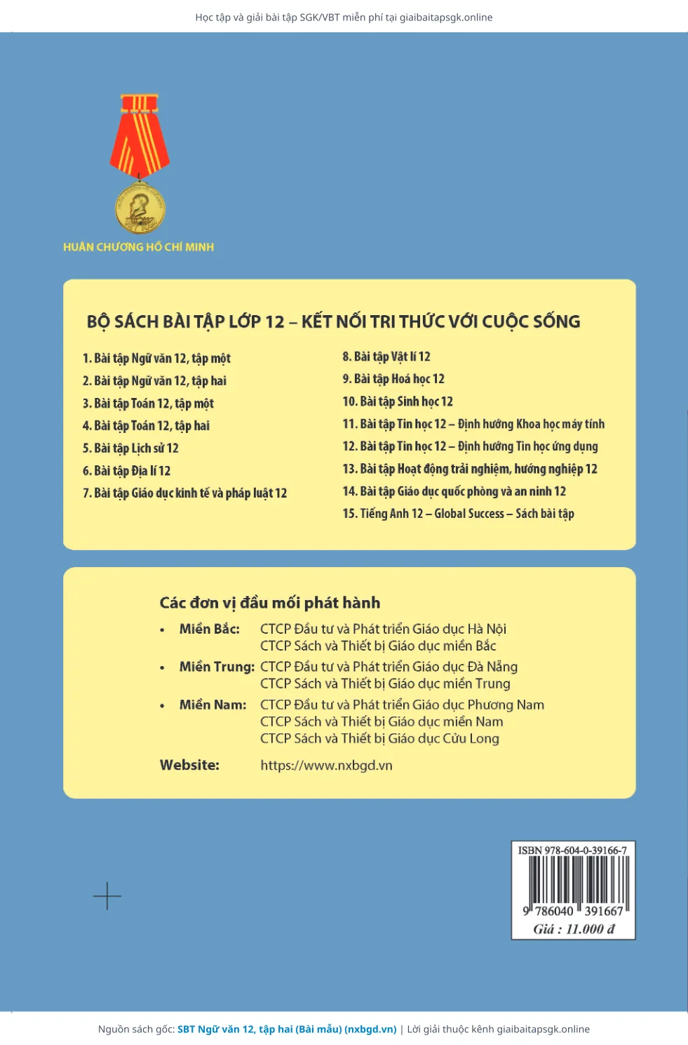 Trang 8 sách giáo khoa SBT Ngữ văn 12, tập hai (Bài mẫu) thu nhỏ