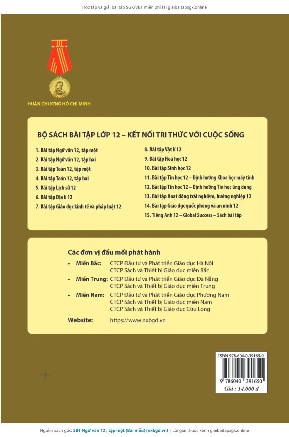 Trang 8 sách giáo khoa SBT Ngữ văn 12 , tập một (Bài mẫu) thu nhỏ