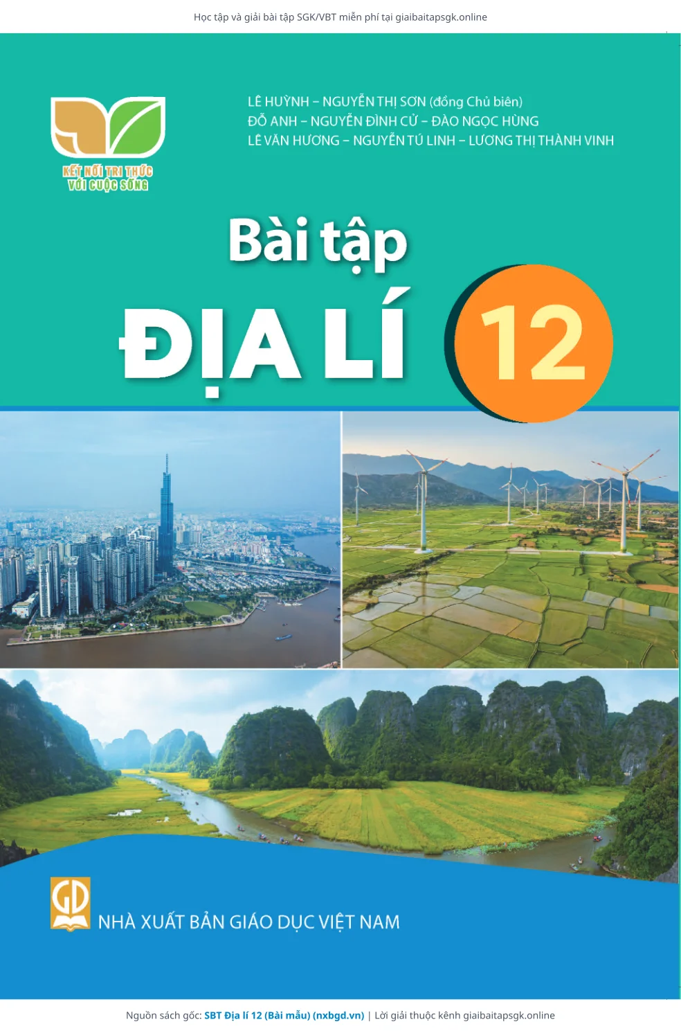 Trang 1 sách giáo khoa SBT Địa lí 12 (Bài mẫu) bản chuẩn