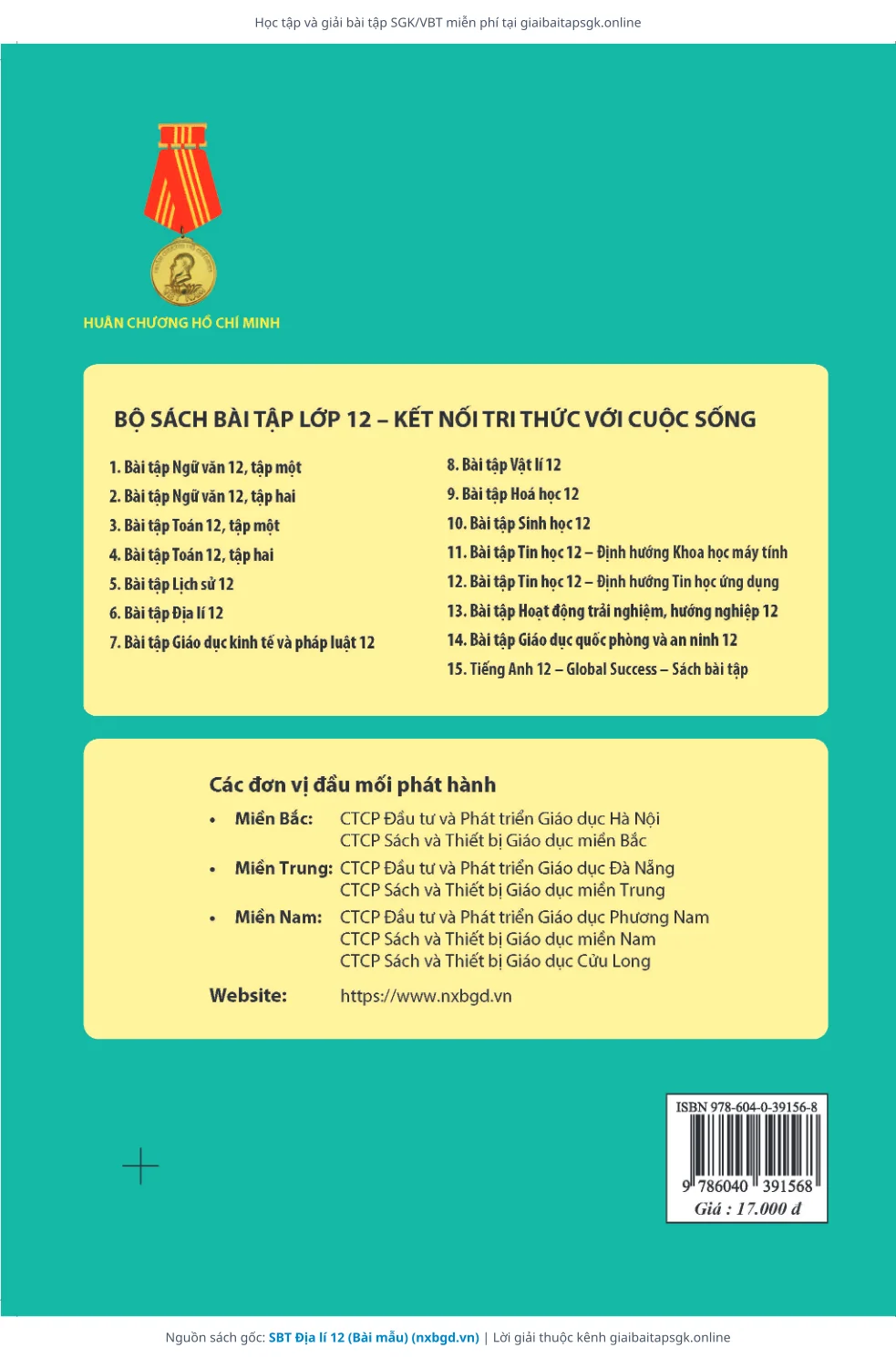 Trang 11 sách giáo khoa SBT Địa lí 12 (Bài mẫu) thu nhỏ