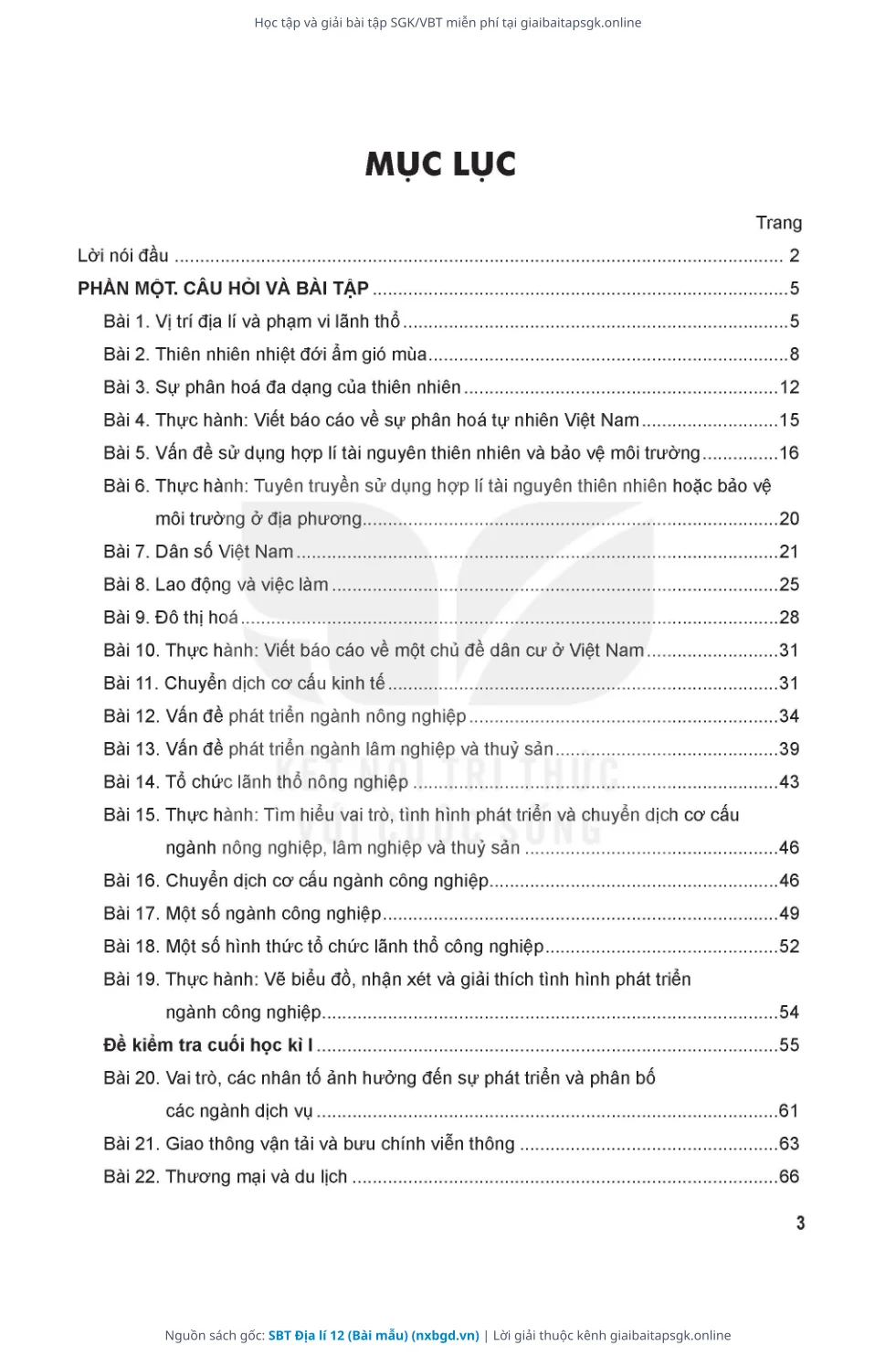 Trang 4 sách giáo khoa SBT Địa lí 12 (Bài mẫu) thu nhỏ