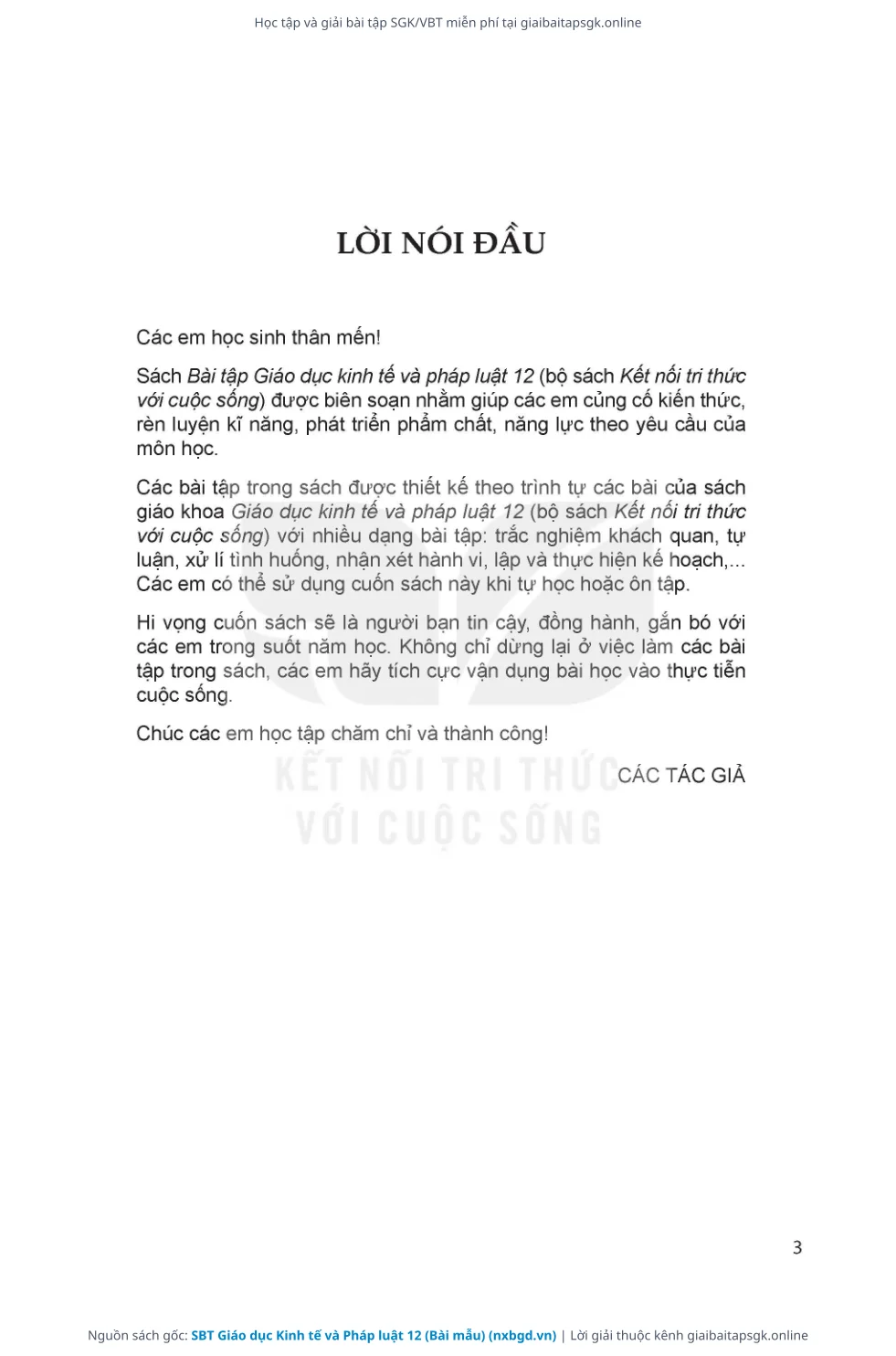 Trang 4 sách giáo khoa SBT Giáo dục Kinh tế và Pháp luật 12 (Bài mẫu) thu nhỏ