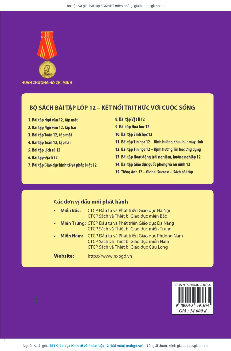 Trang 9 sách giáo khoa SBT Giáo dục Kinh tế và Pháp luật 12 (Bài mẫu) thu nhỏ