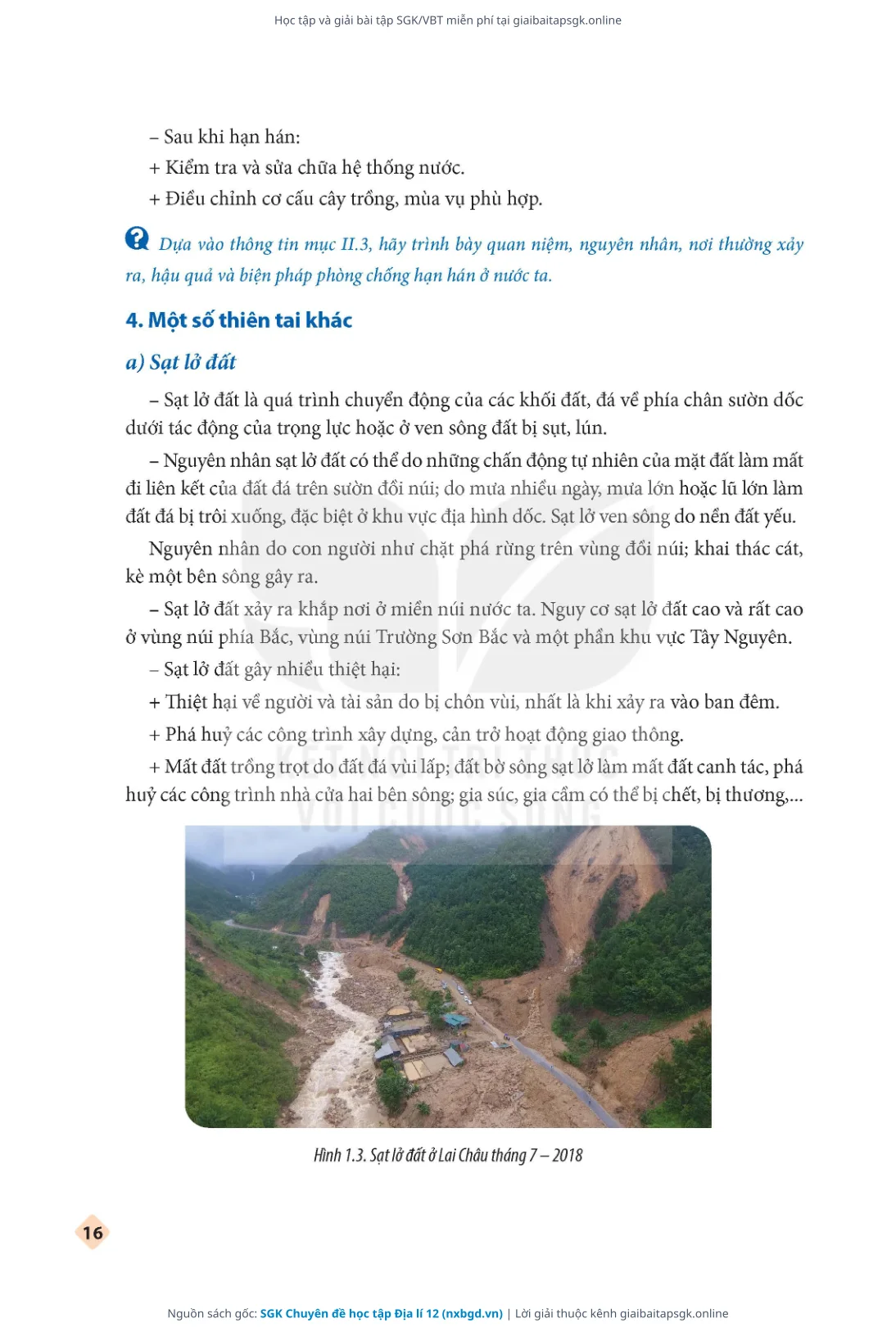 Trang 18 sách giáo khoa SGK Chuyên đề học tập Địa lí 12 thu nhỏ