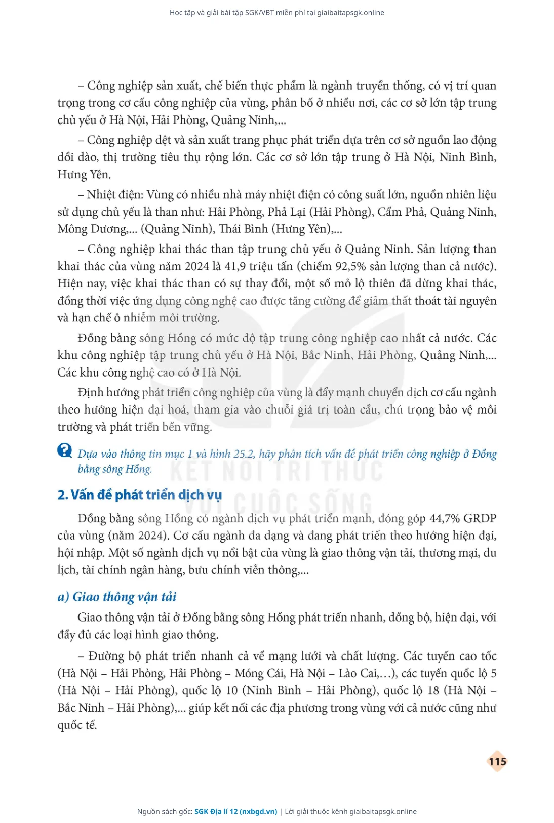 Trang 117 sách giáo khoa SGK Địa lí 12 thu nhỏ