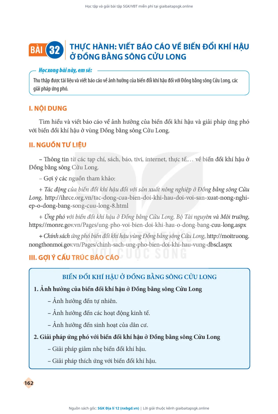Trang 164 sách giáo khoa SGK Địa lí 12 thu nhỏ