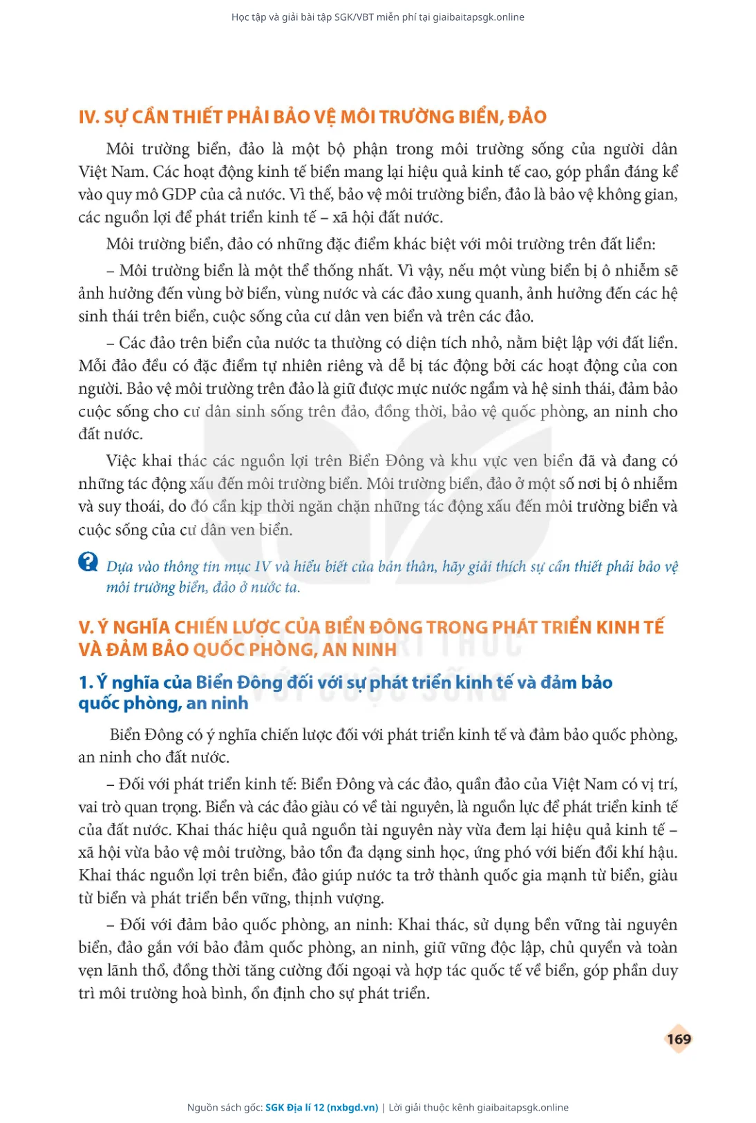 Trang 171 sách giáo khoa SGK Địa lí 12 thu nhỏ