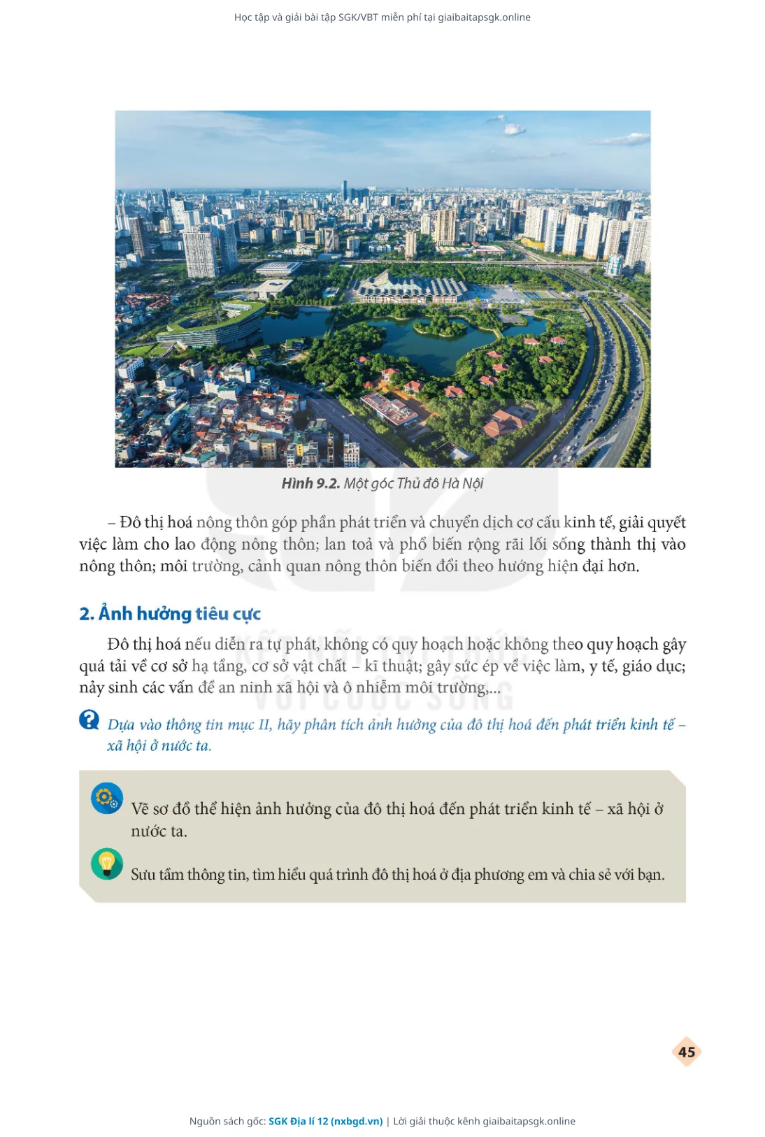 Trang 47 sách giáo khoa SGK Địa lí 12 thu nhỏ