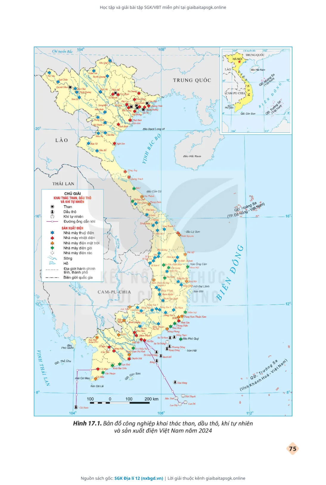 Trang 77 sách giáo khoa SGK Địa lí 12 thu nhỏ