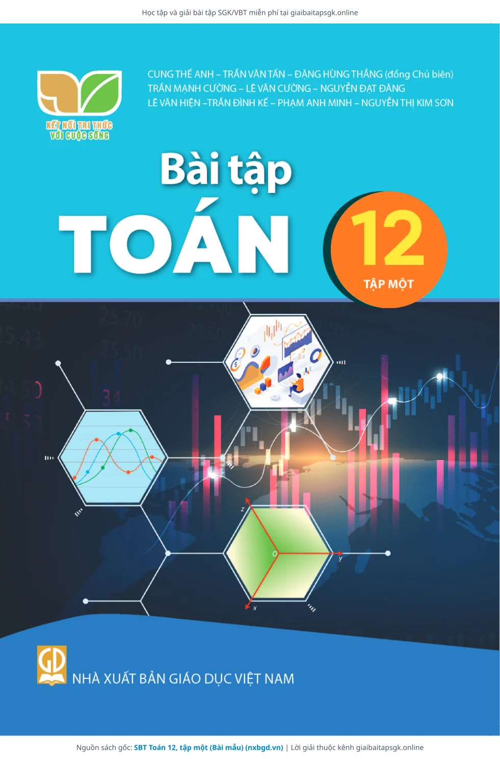 Trang 1 sách giáo khoa SBT Toán 12, tập một (Bài mẫu) bản chuẩn