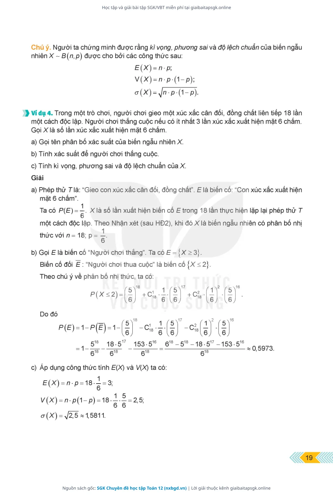 Trang 20 sách giáo khoa SGK Chuyên đề học tập Toán 12 thu nhỏ