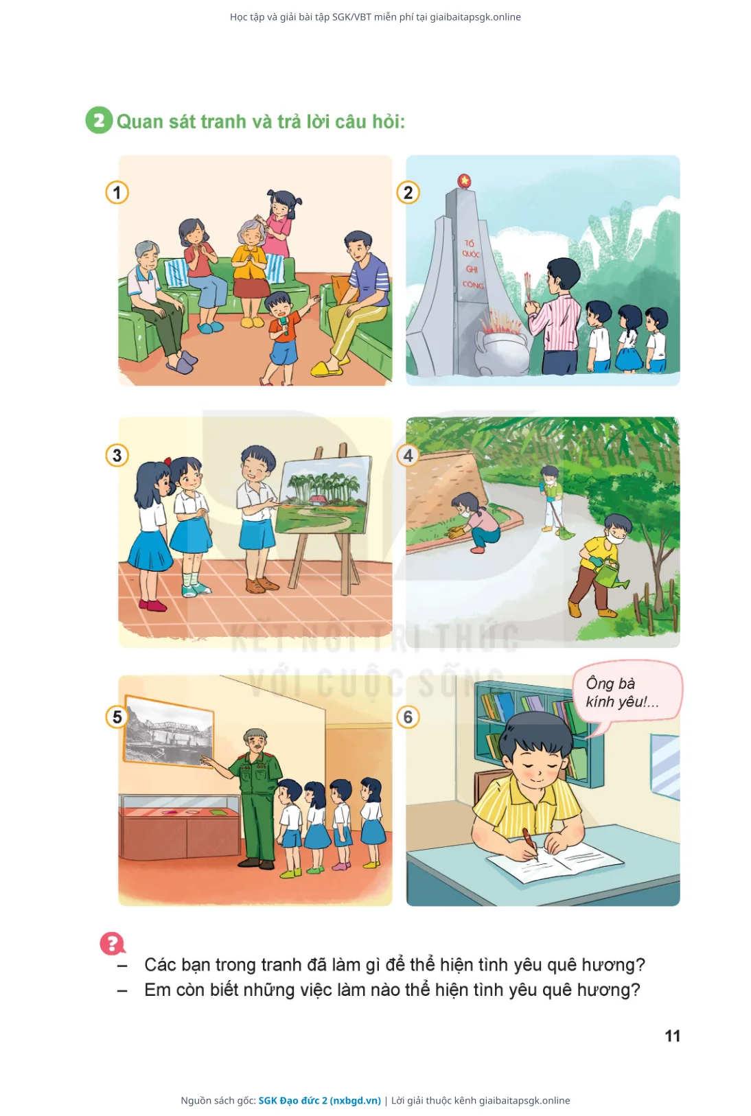 Trang 12 sách giáo khoa SGK Đạo đức 2 thu nhỏ