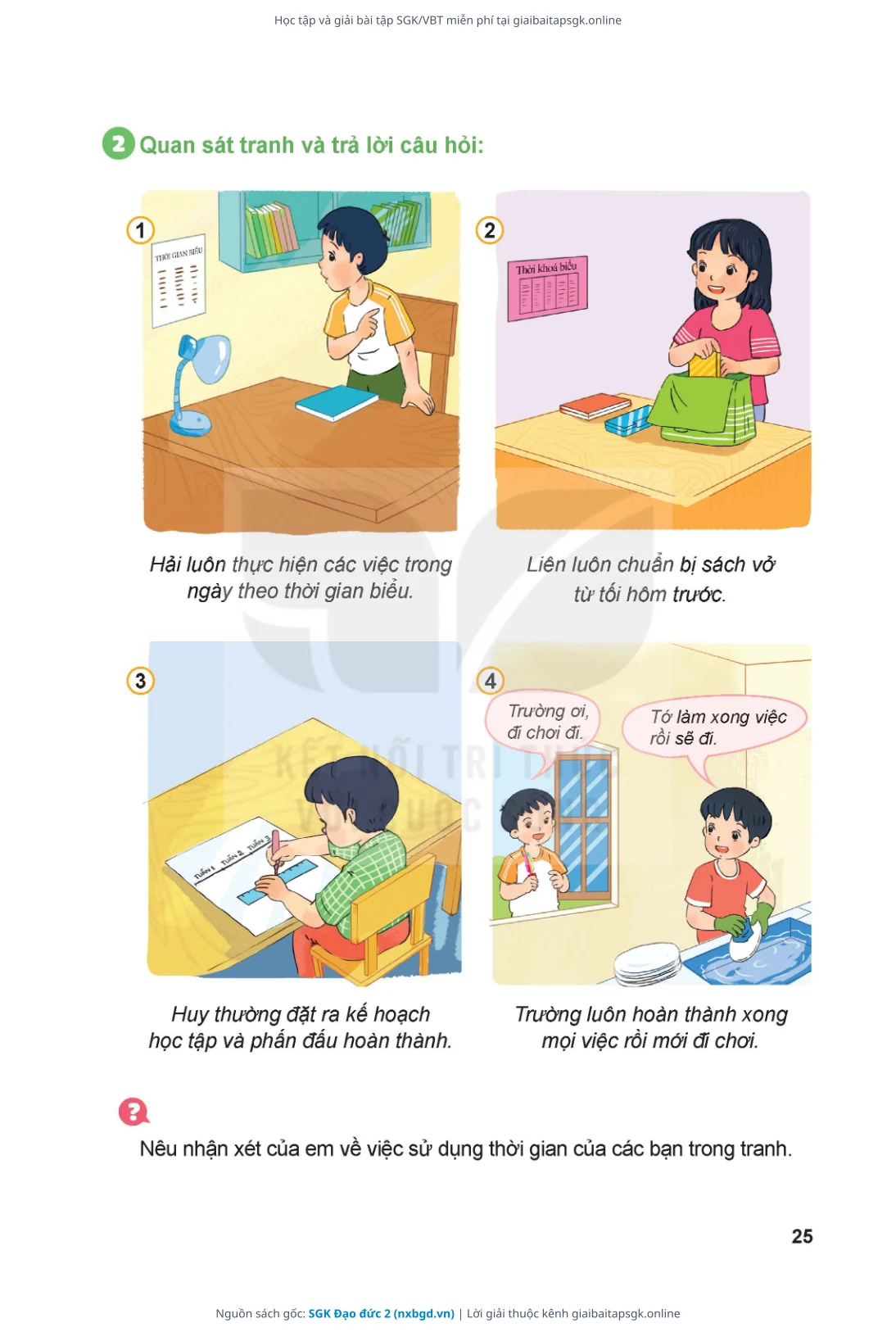 Trang 26 sách giáo khoa SGK Đạo đức 2 thu nhỏ