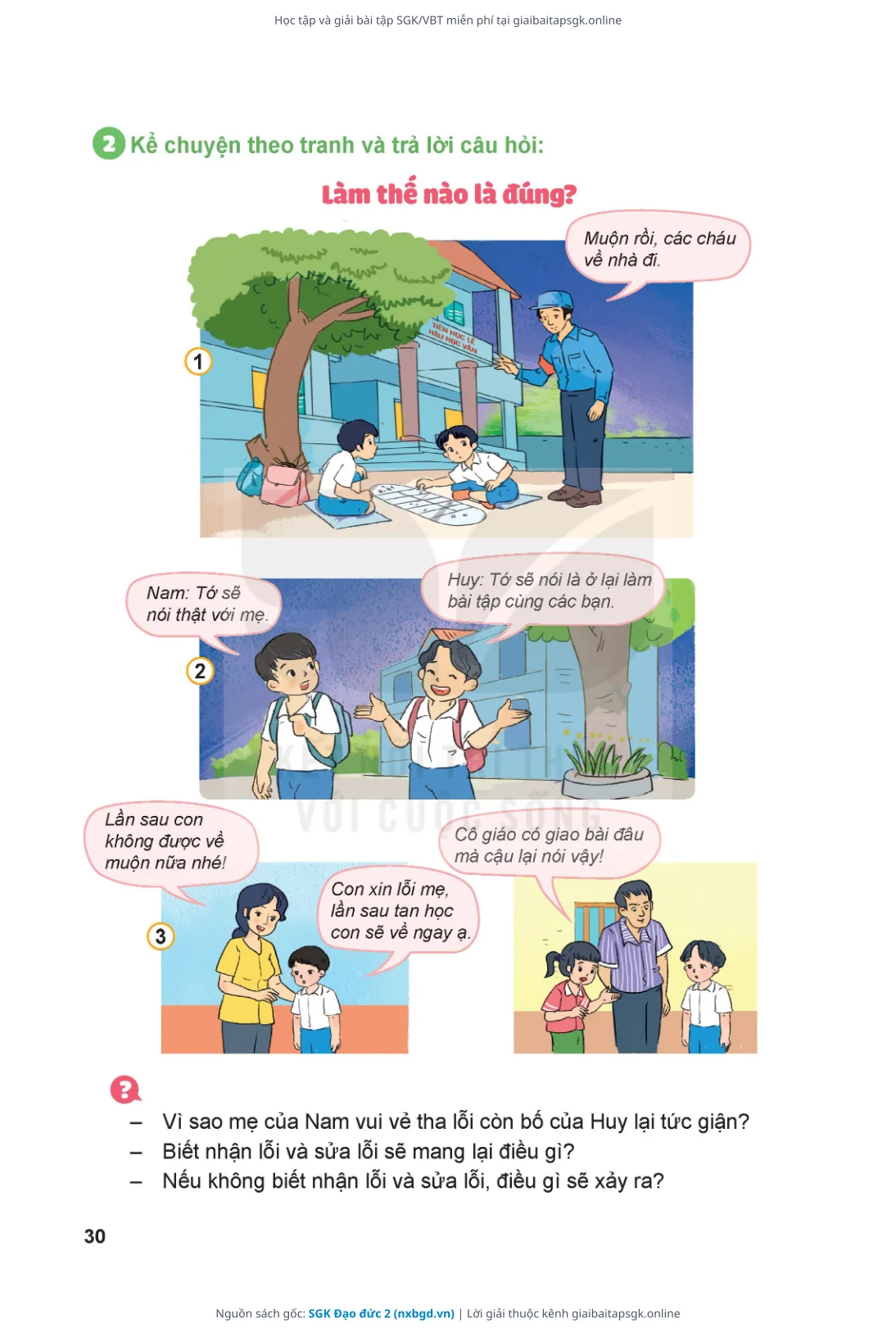 Trang 31 sách giáo khoa SGK Đạo đức 2 thu nhỏ