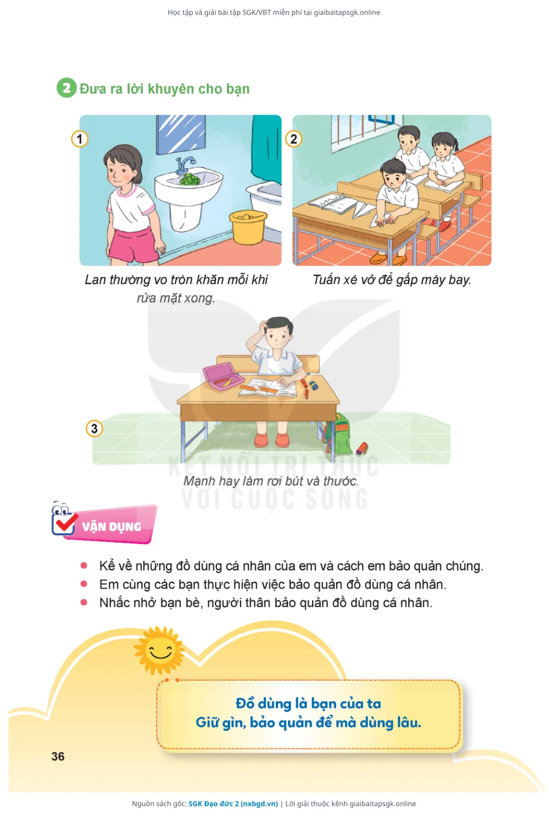 Trang 37 sách giáo khoa SGK Đạo đức 2 thu nhỏ