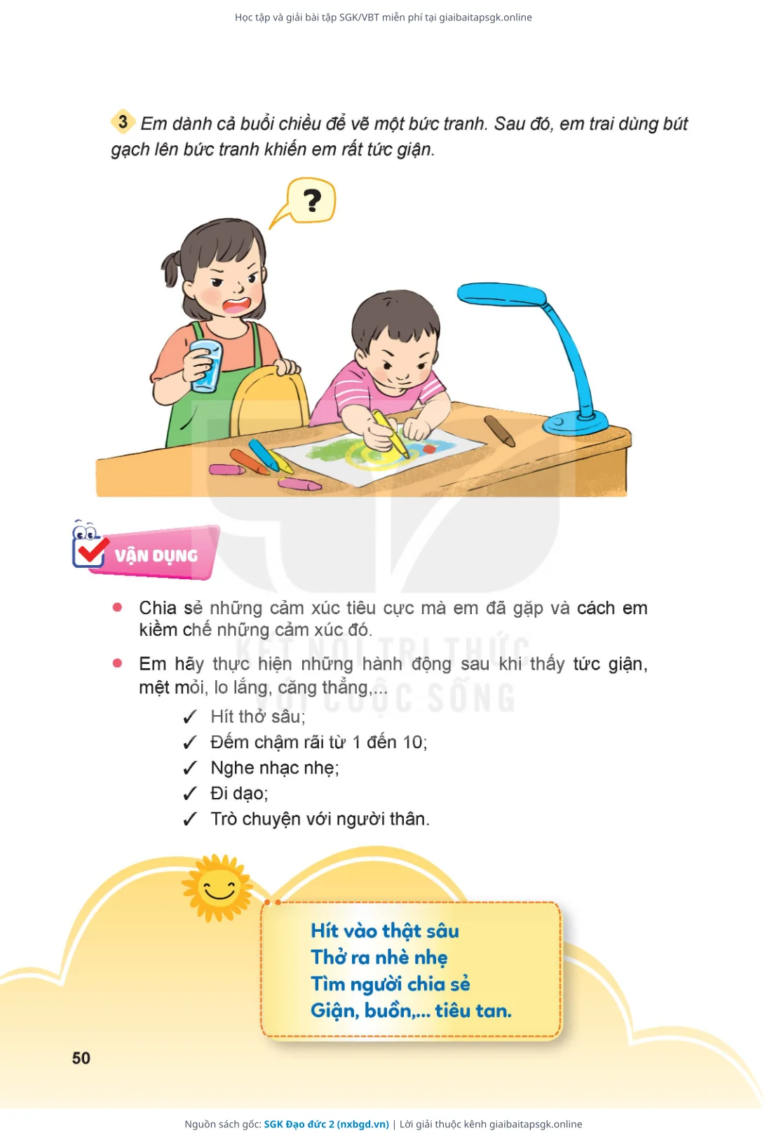 Trang 51 sách giáo khoa SGK Đạo đức 2 bản chuẩn