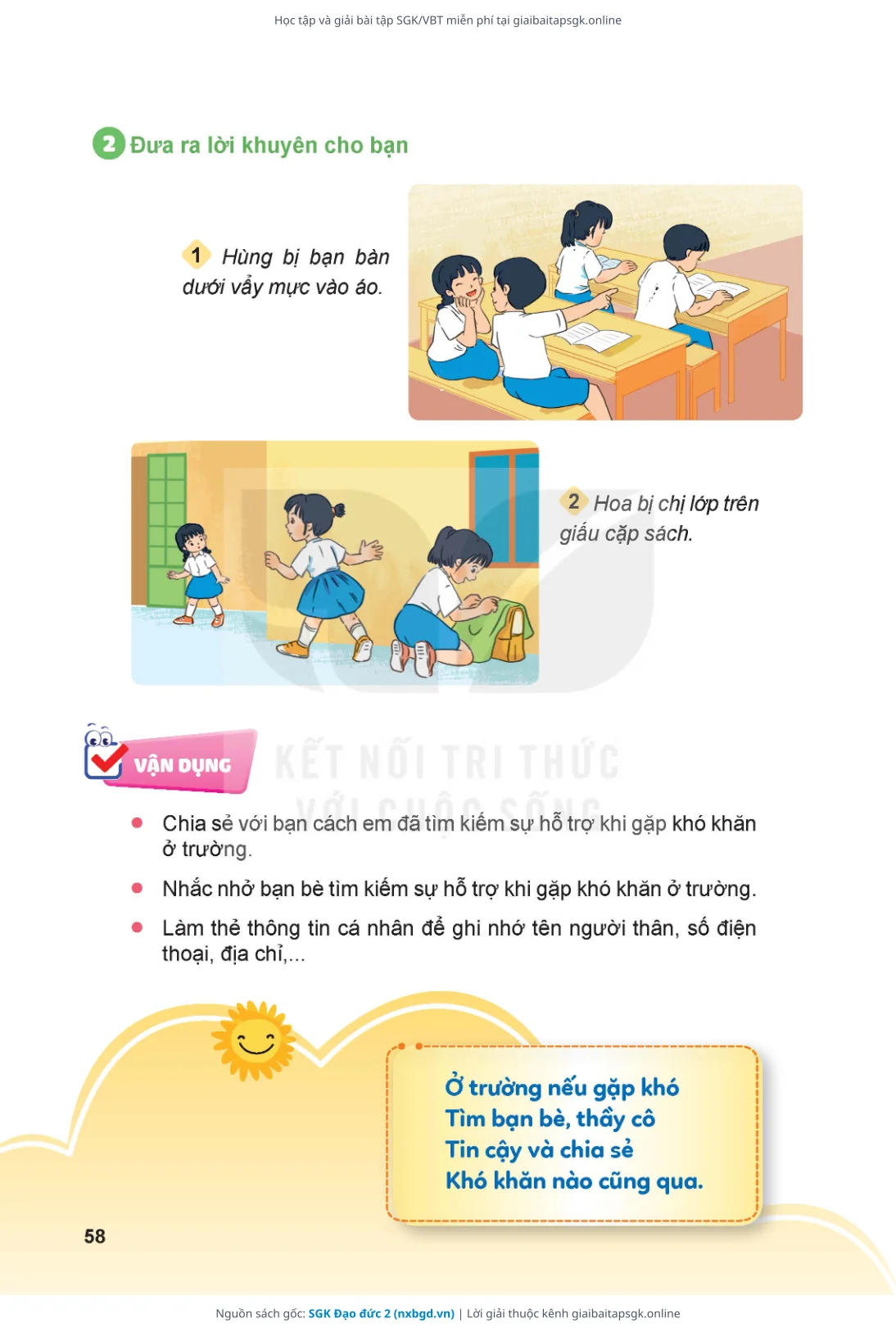 Trang 59 sách giáo khoa SGK Đạo đức 2 thu nhỏ