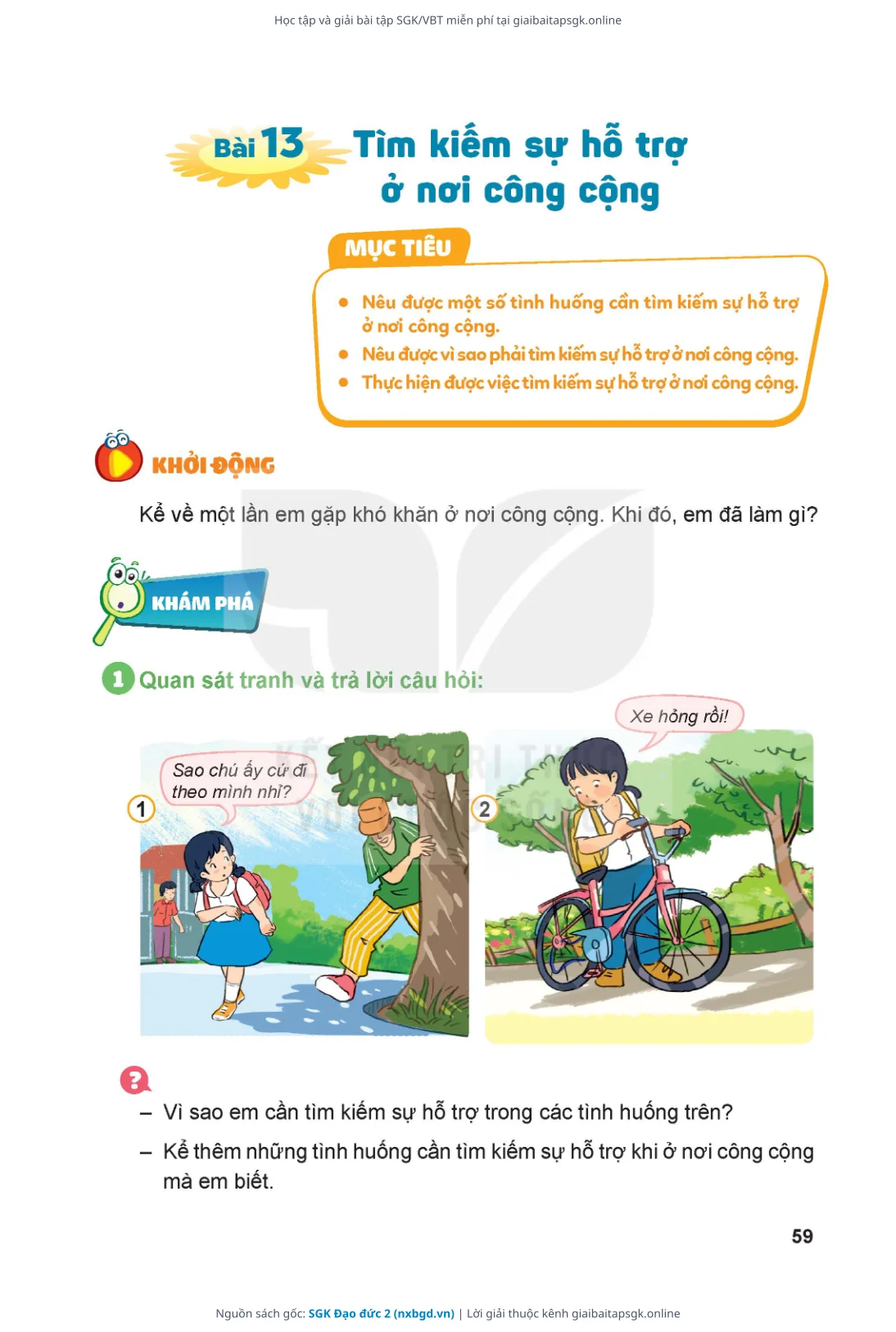 Trang 60 sách giáo khoa SGK Đạo đức 2 thu nhỏ