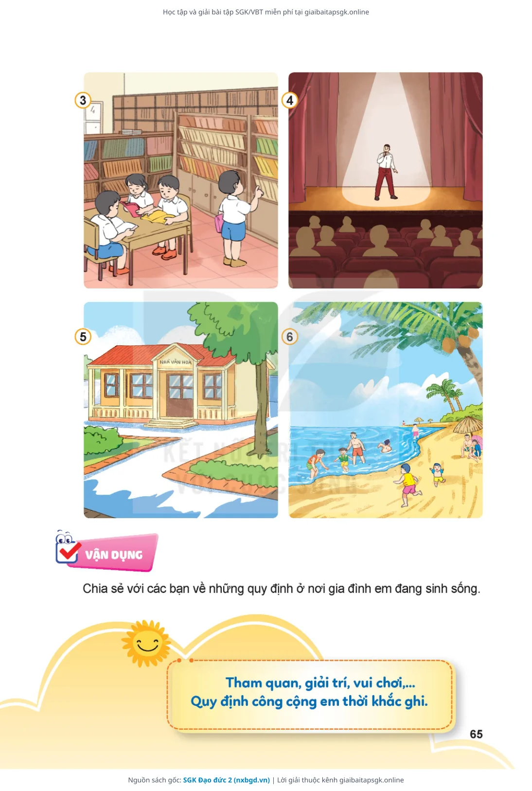 Trang 66 sách giáo khoa SGK Đạo đức 2 thu nhỏ
