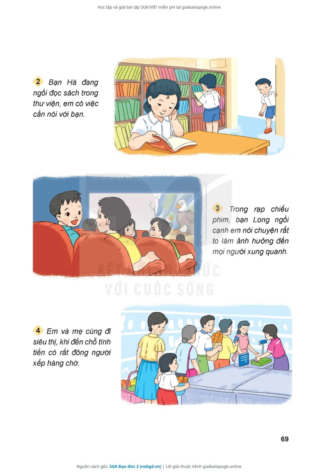 Trang 70 sách giáo khoa SGK Đạo đức 2 thu nhỏ