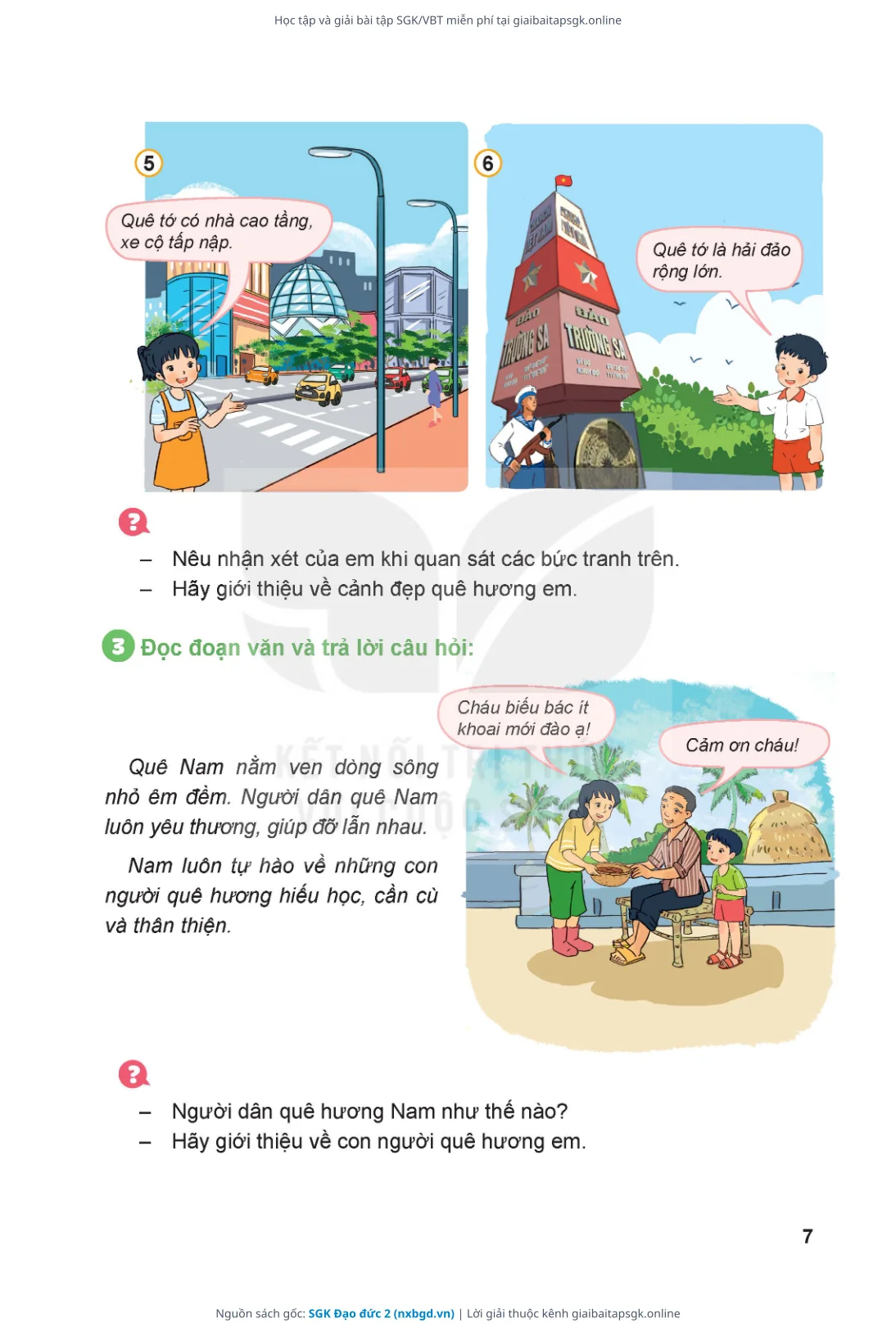 Trang 8 sách giáo khoa SGK Đạo đức 2 thu nhỏ