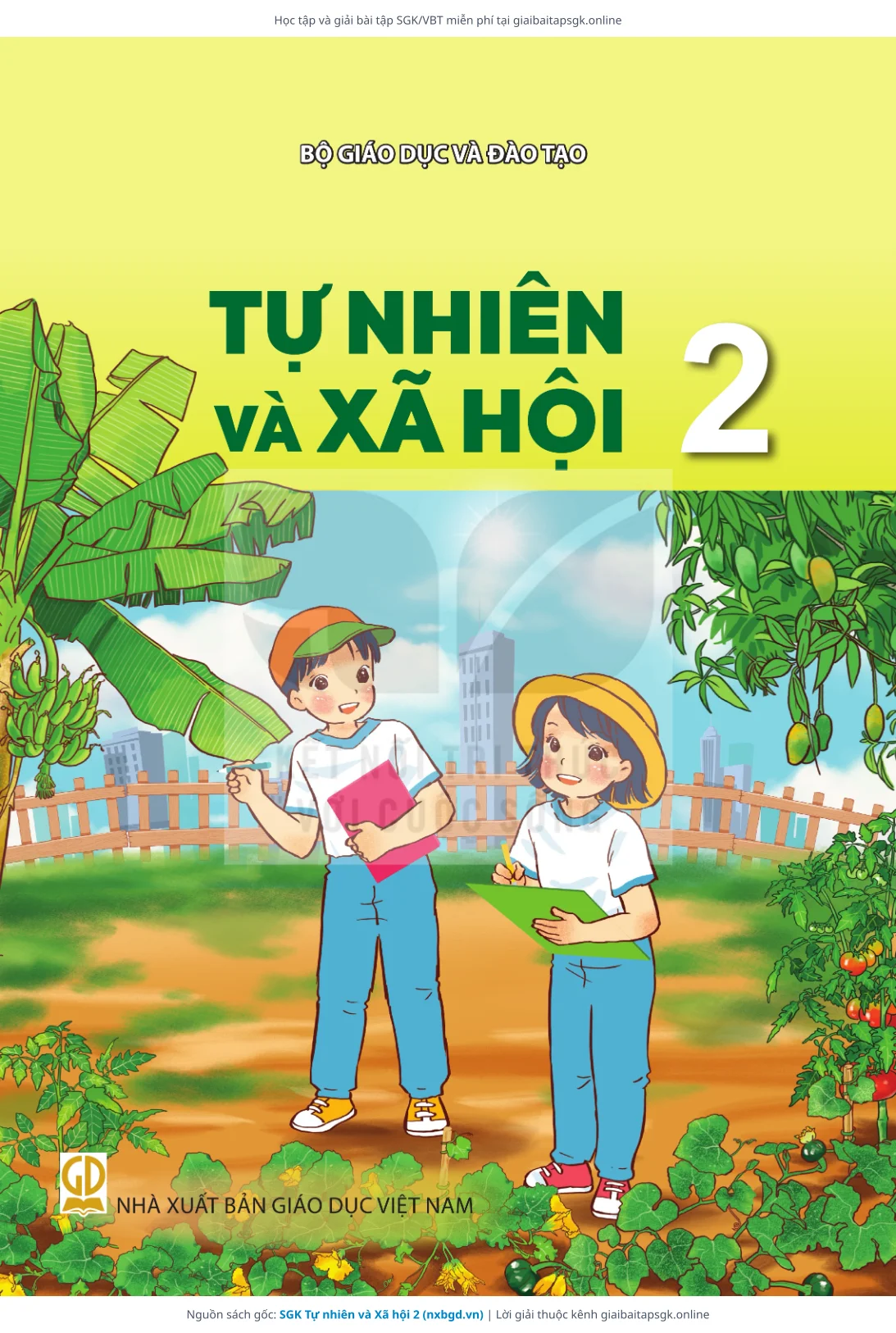 Trang 1 sách giáo khoa SGK Tự nhiên và Xã hội 2 bản chuẩn