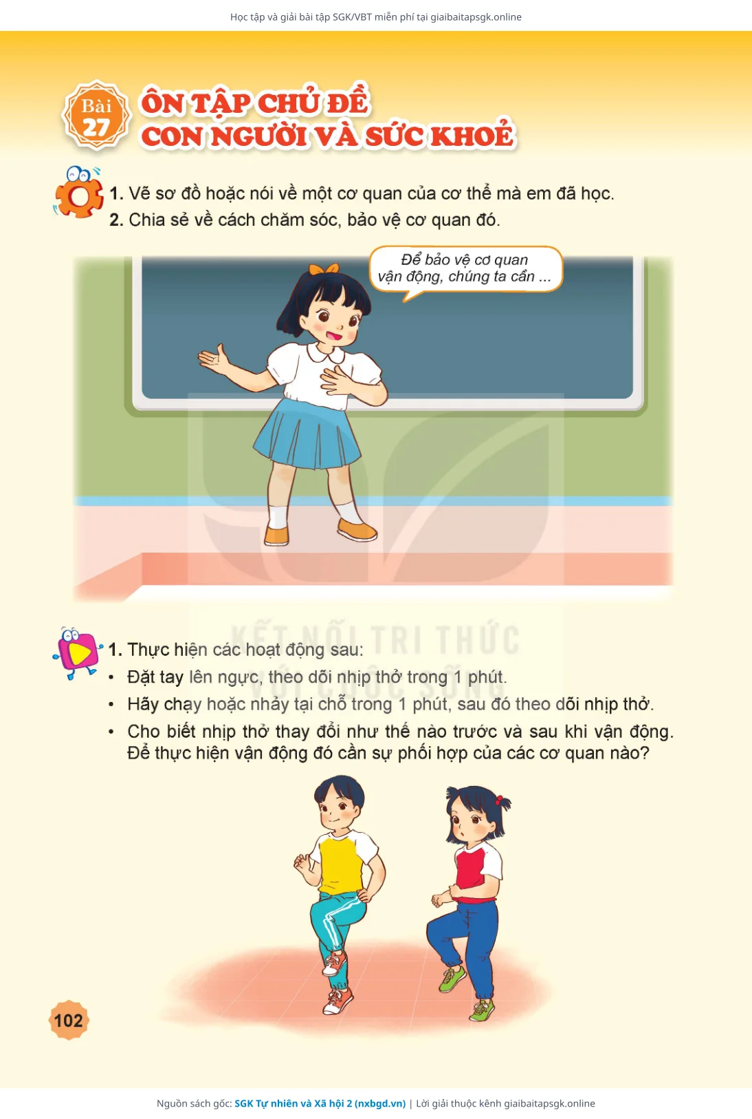 Trang 103 sách giáo khoa SGK Tự nhiên và Xã hội 2 thu nhỏ