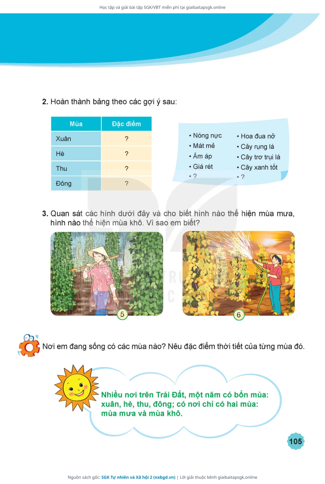 Trang 106 sách giáo khoa SGK Tự nhiên và Xã hội 2 thu nhỏ