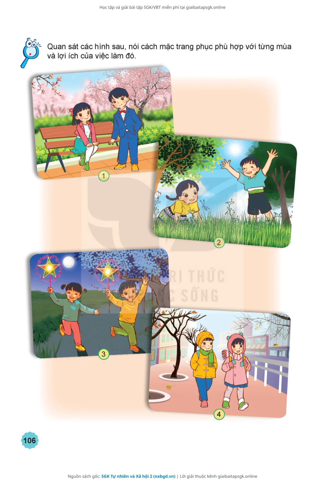 Trang 107 sách giáo khoa SGK Tự nhiên và Xã hội 2 thu nhỏ