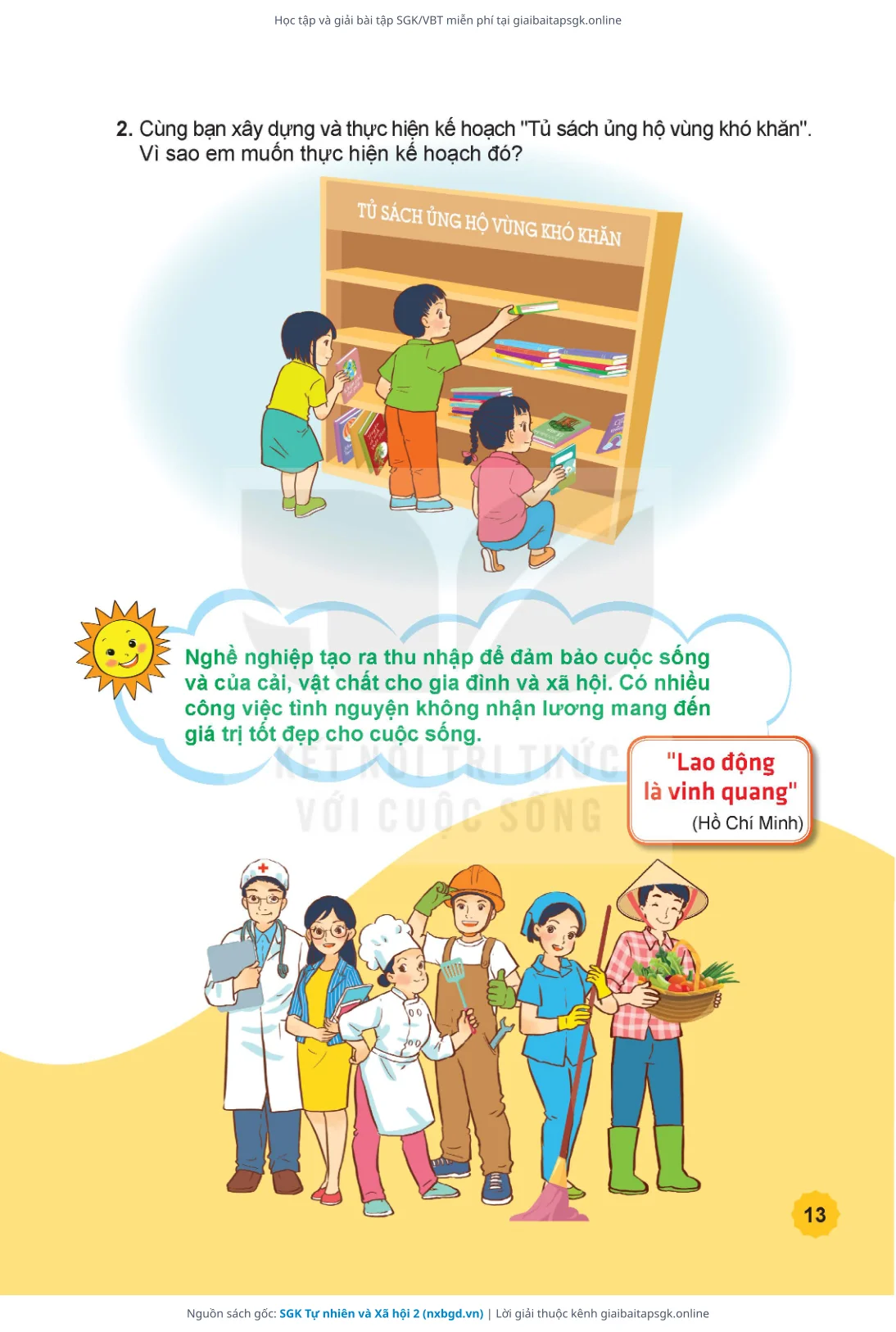 Trang 14 sách giáo khoa SGK Tự nhiên và Xã hội 2 thu nhỏ