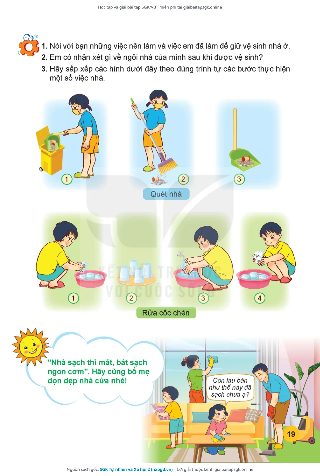 Trang 20 sách giáo khoa SGK Tự nhiên và Xã hội 2 thu nhỏ