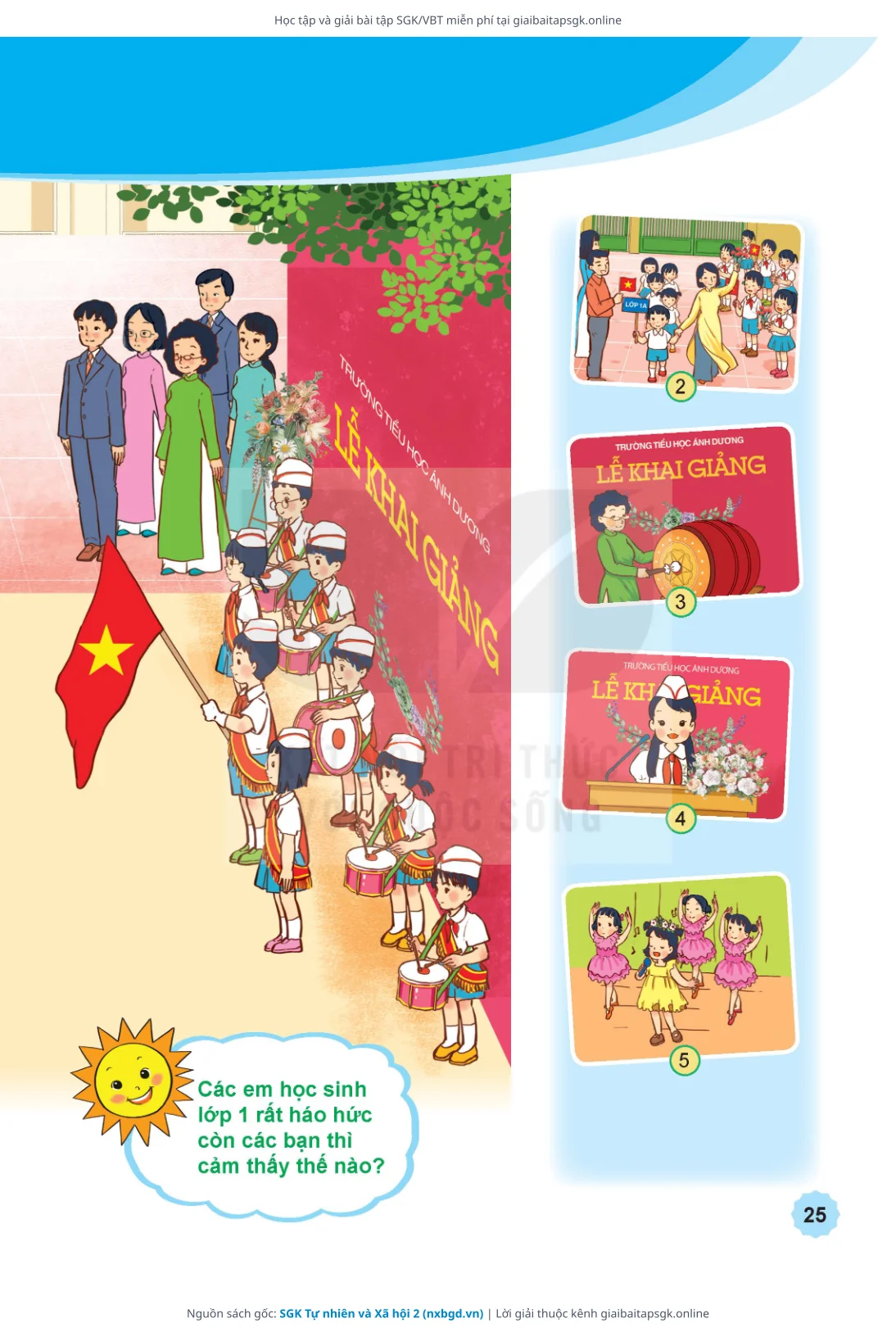 Trang 26 sách giáo khoa SGK Tự nhiên và Xã hội 2 thu nhỏ