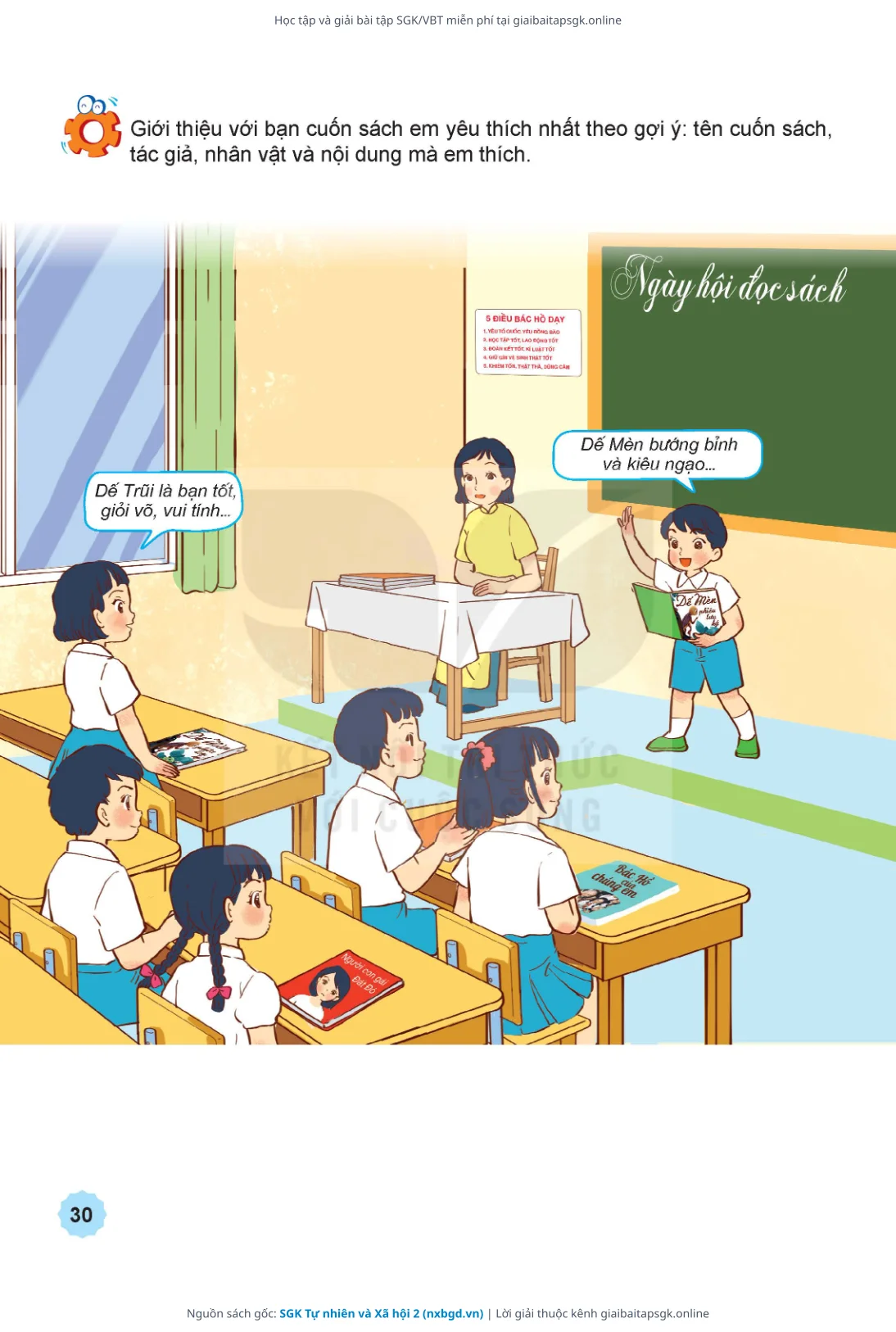 Trang 31 sách giáo khoa SGK Tự nhiên và Xã hội 2 thu nhỏ