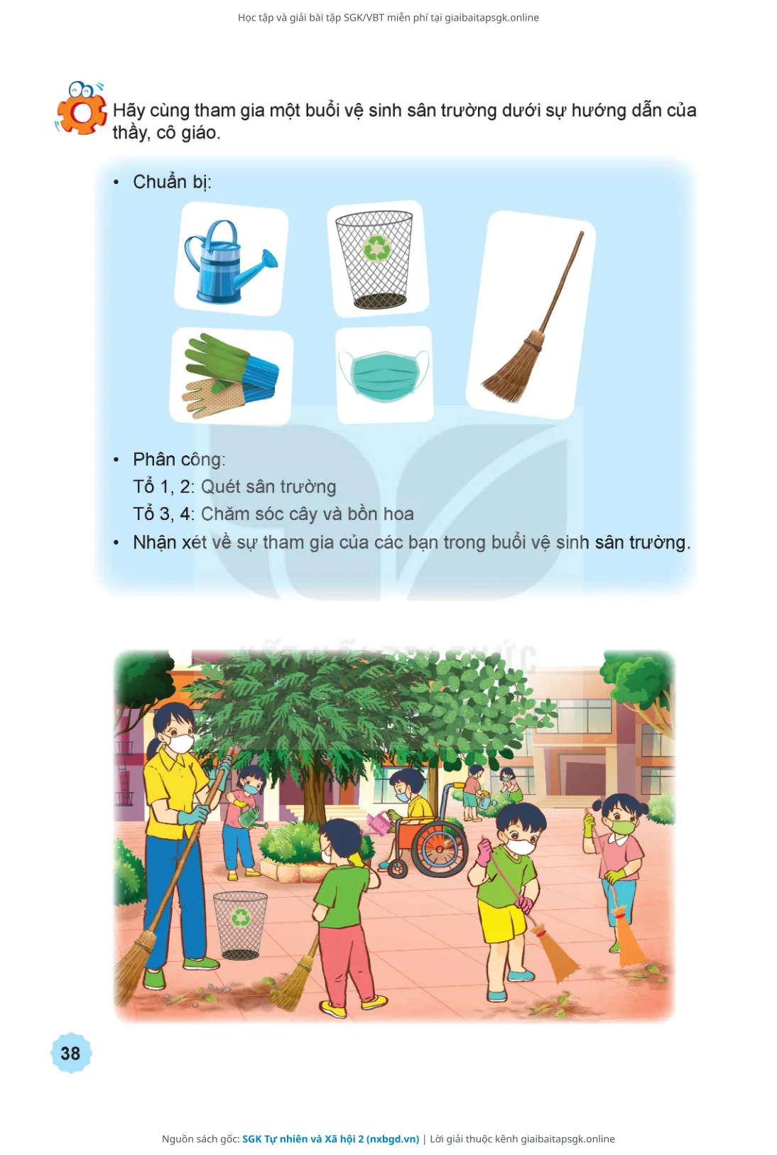 Trang 39 sách giáo khoa SGK Tự nhiên và Xã hội 2 thu nhỏ