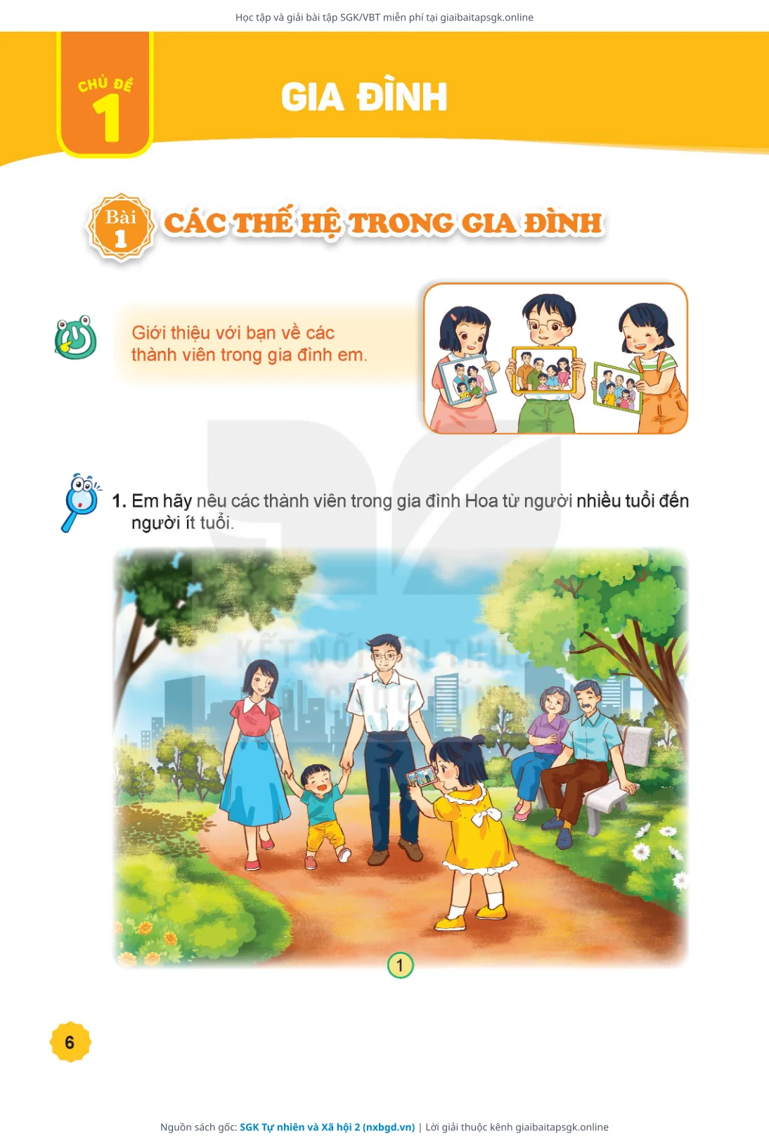 Trang 7 sách giáo khoa SGK Tự nhiên và Xã hội 2 thu nhỏ