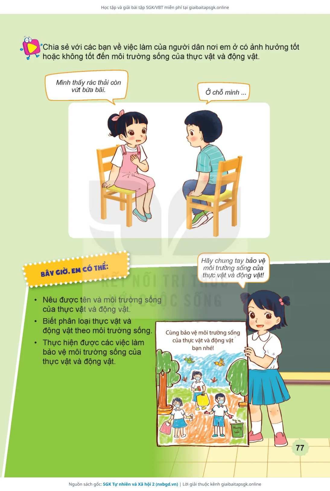 Trang 78 sách giáo khoa SGK Tự nhiên và Xã hội 2 thu nhỏ