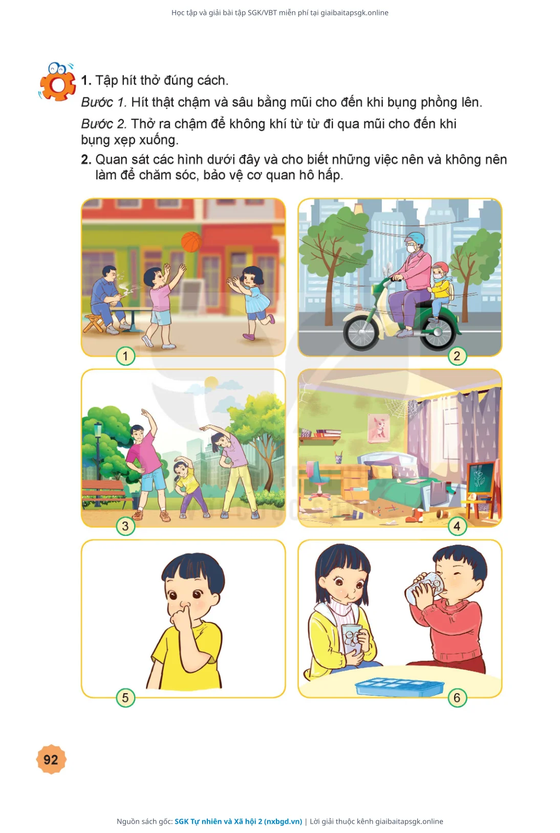 Trang 93 sách giáo khoa SGK Tự nhiên và Xã hội 2 thu nhỏ