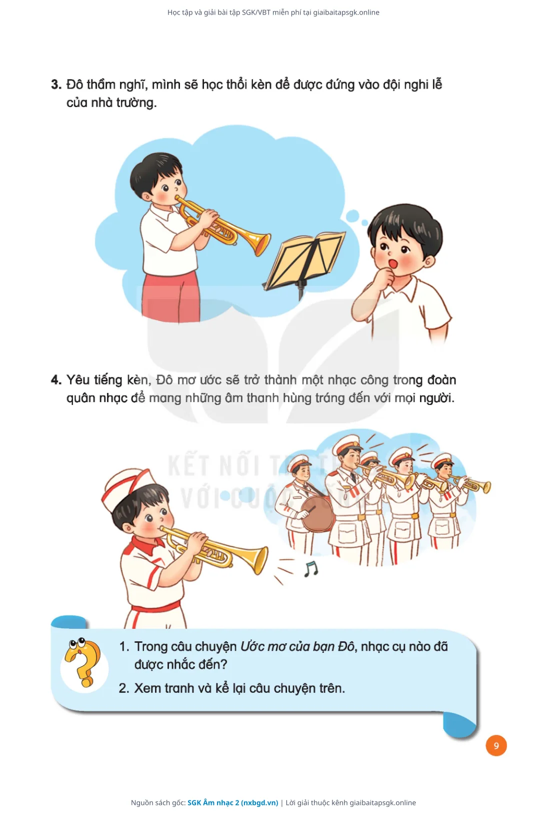 Trang 10 sách giáo khoa SGK Âm nhạc 2 thu nhỏ