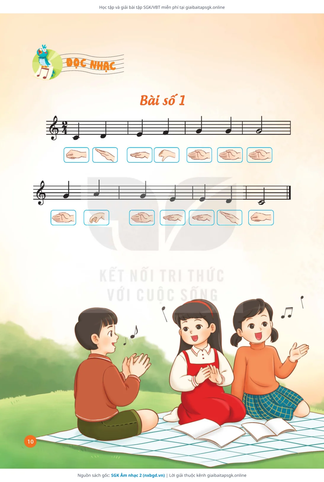 Trang 11 sách giáo khoa SGK Âm nhạc 2 thu nhỏ