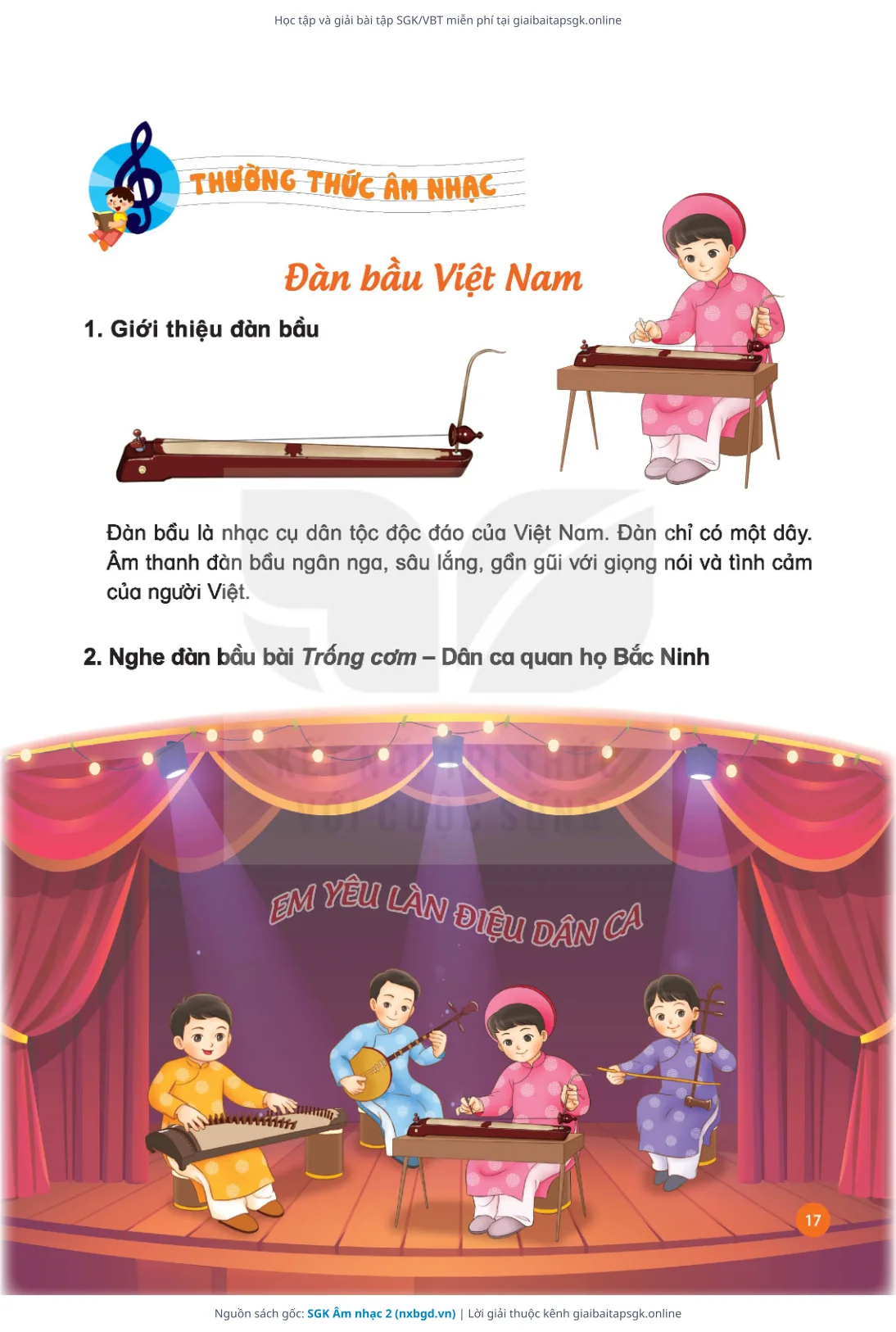 Trang 18 sách giáo khoa SGK Âm nhạc 2 thu nhỏ