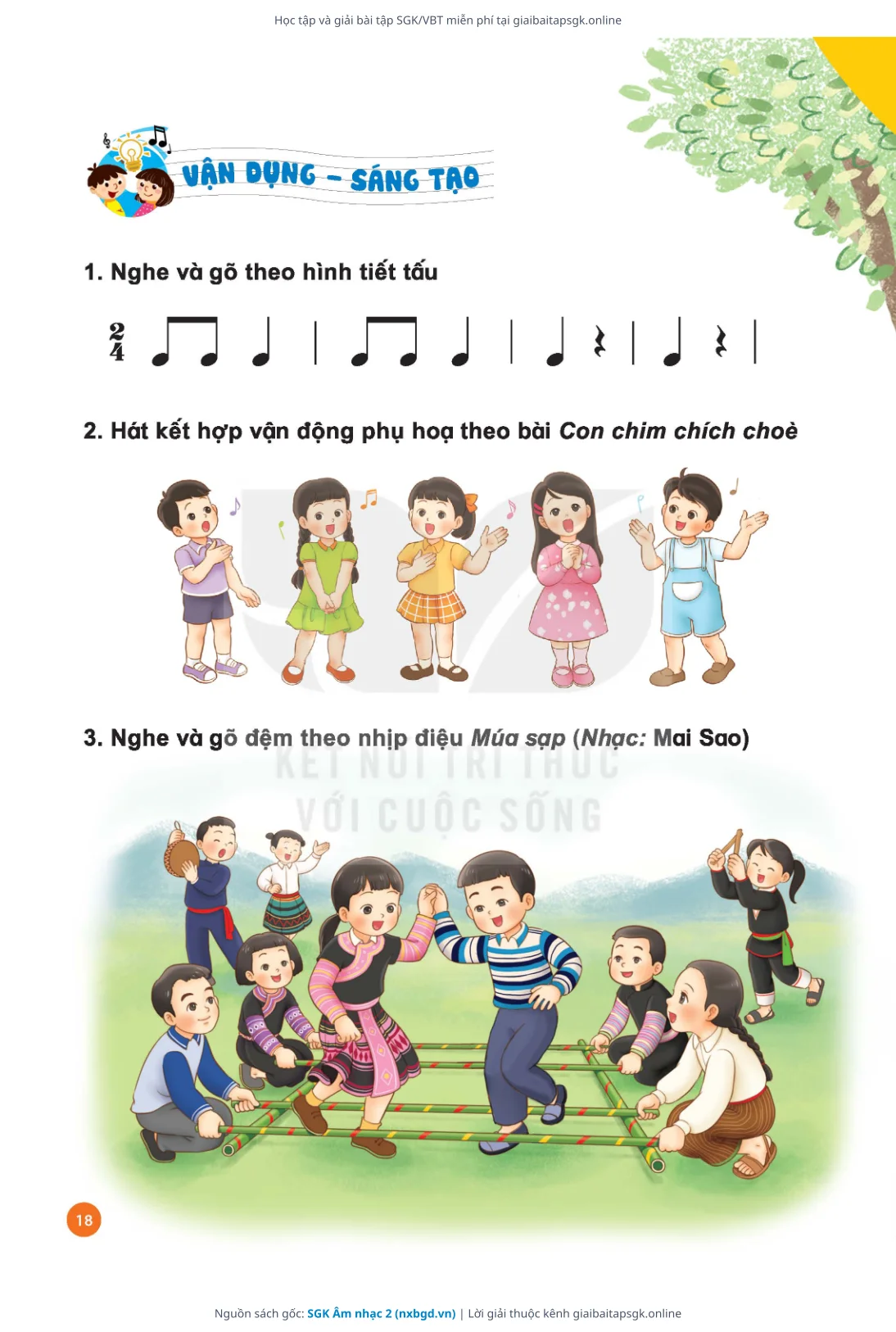 Trang 19 sách giáo khoa SGK Âm nhạc 2 thu nhỏ