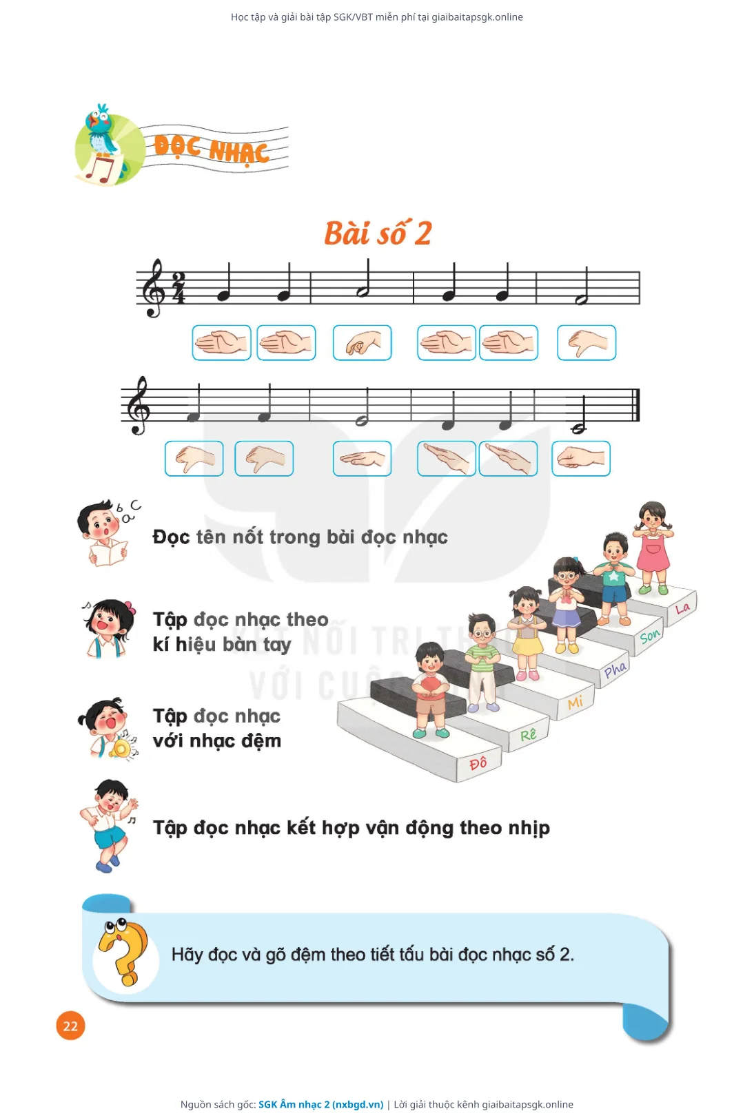 Trang 23 sách giáo khoa SGK Âm nhạc 2 thu nhỏ