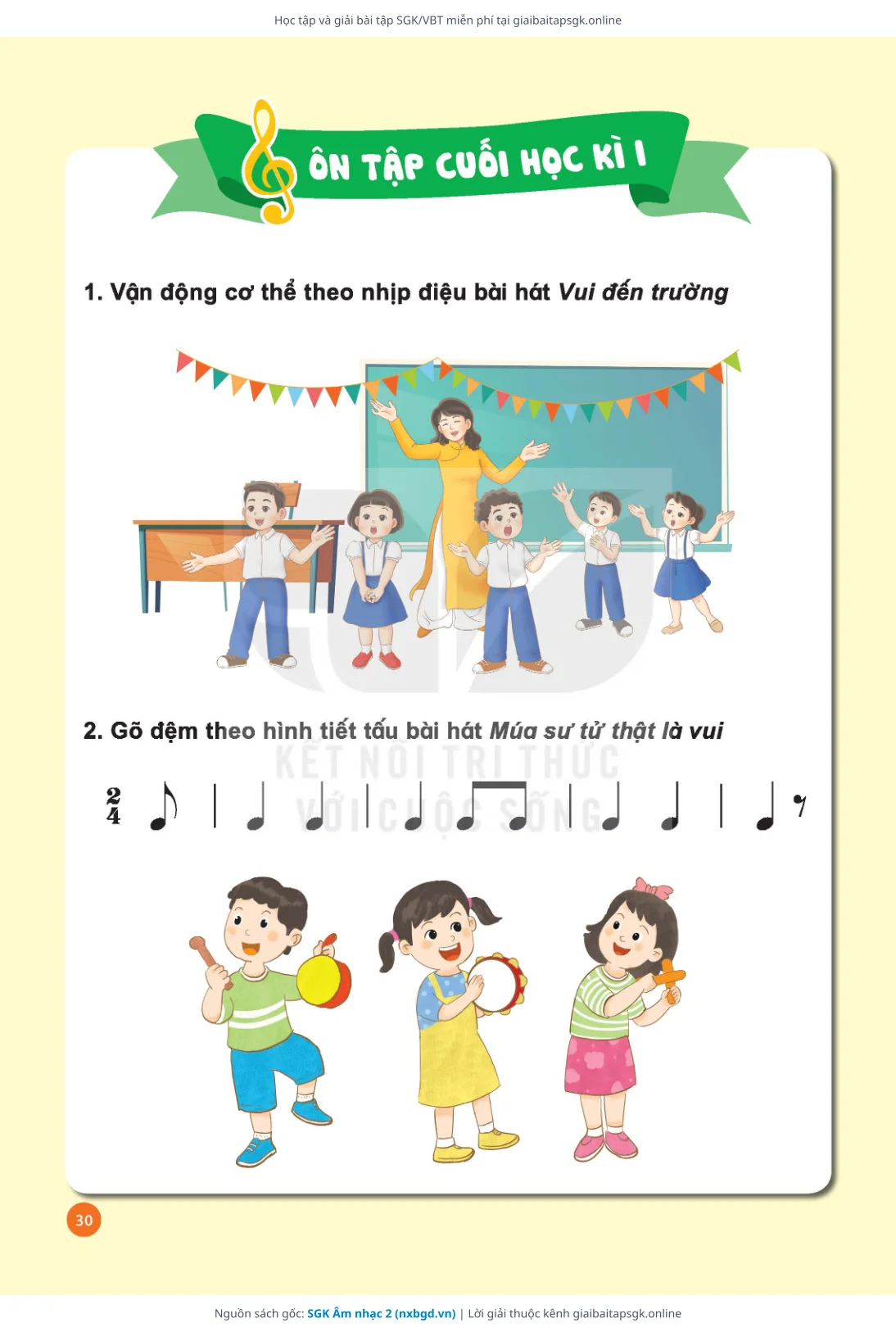 Trang 31 sách giáo khoa SGK Âm nhạc 2 thu nhỏ