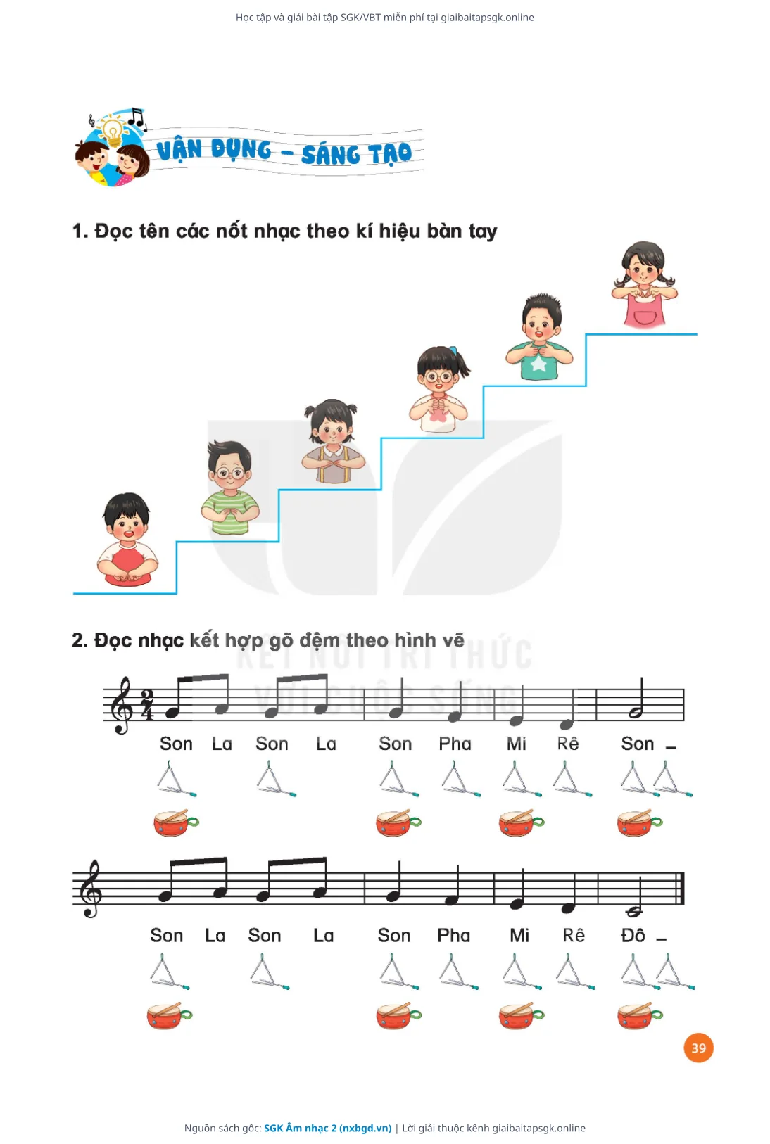 Trang 40 sách giáo khoa SGK Âm nhạc 2 thu nhỏ
