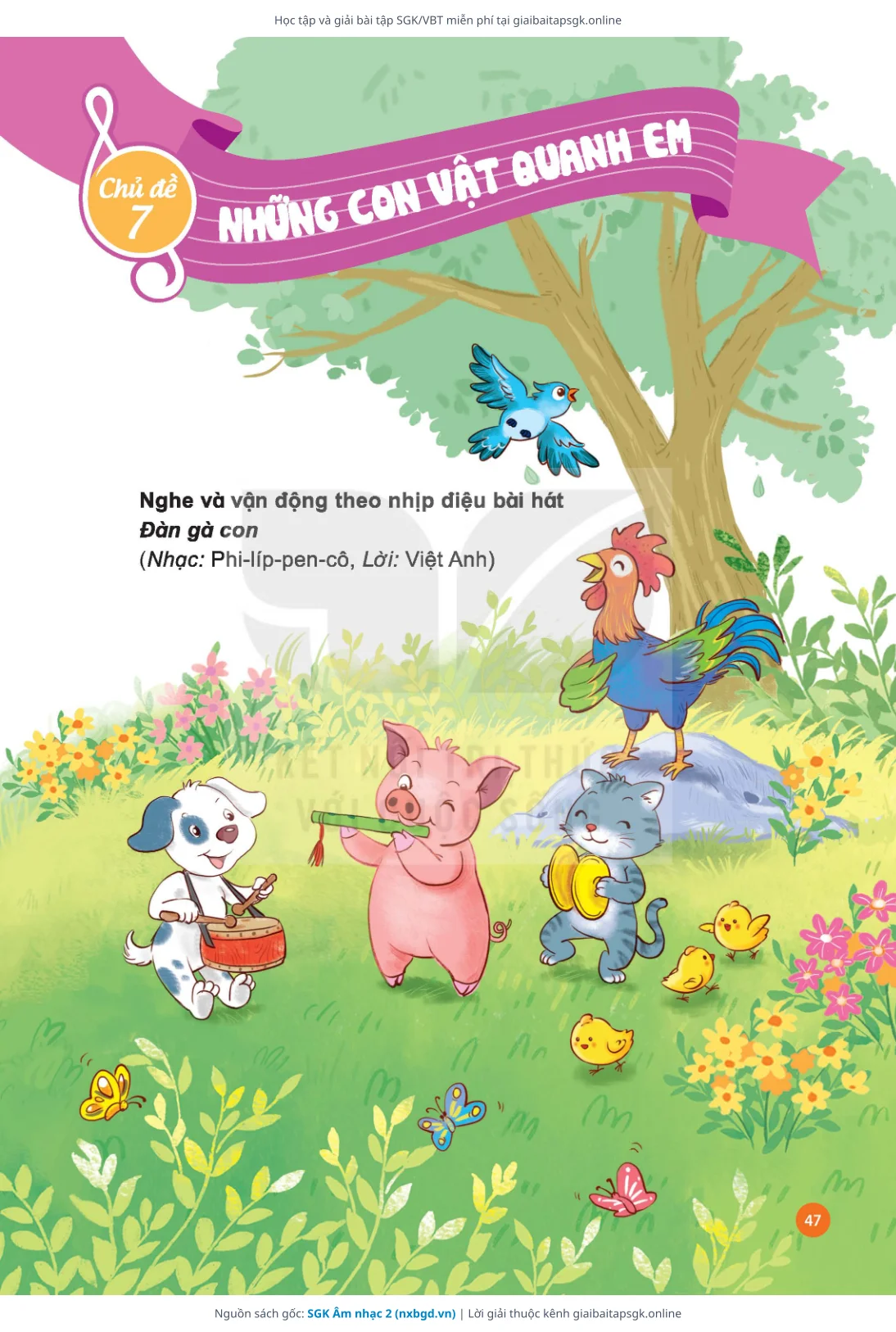 Trang 48 sách giáo khoa SGK Âm nhạc 2 thu nhỏ