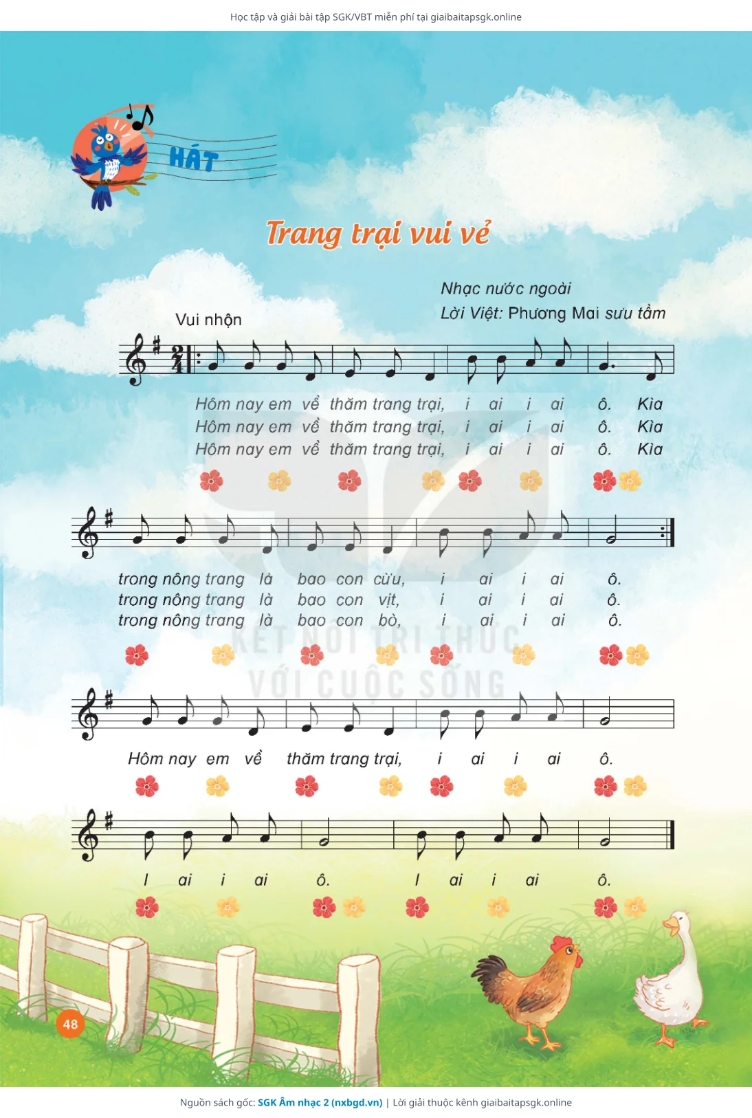 Trang 49 sách giáo khoa SGK Âm nhạc 2 thu nhỏ