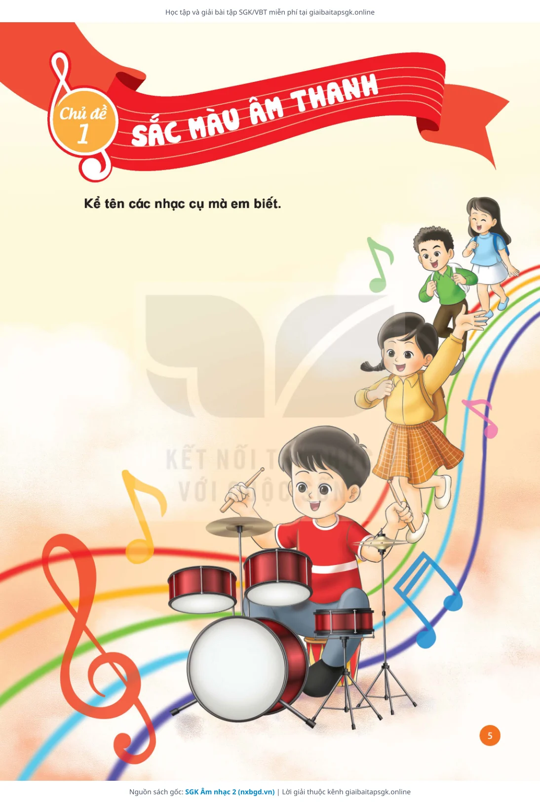 Trang 6 sách giáo khoa SGK Âm nhạc 2 thu nhỏ
