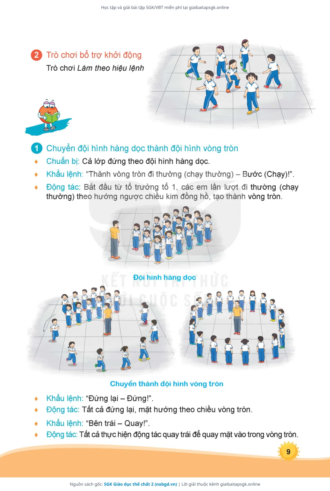 Trang 10 sách giáo khoa SGK Giáo dục thể chất 2 thu nhỏ